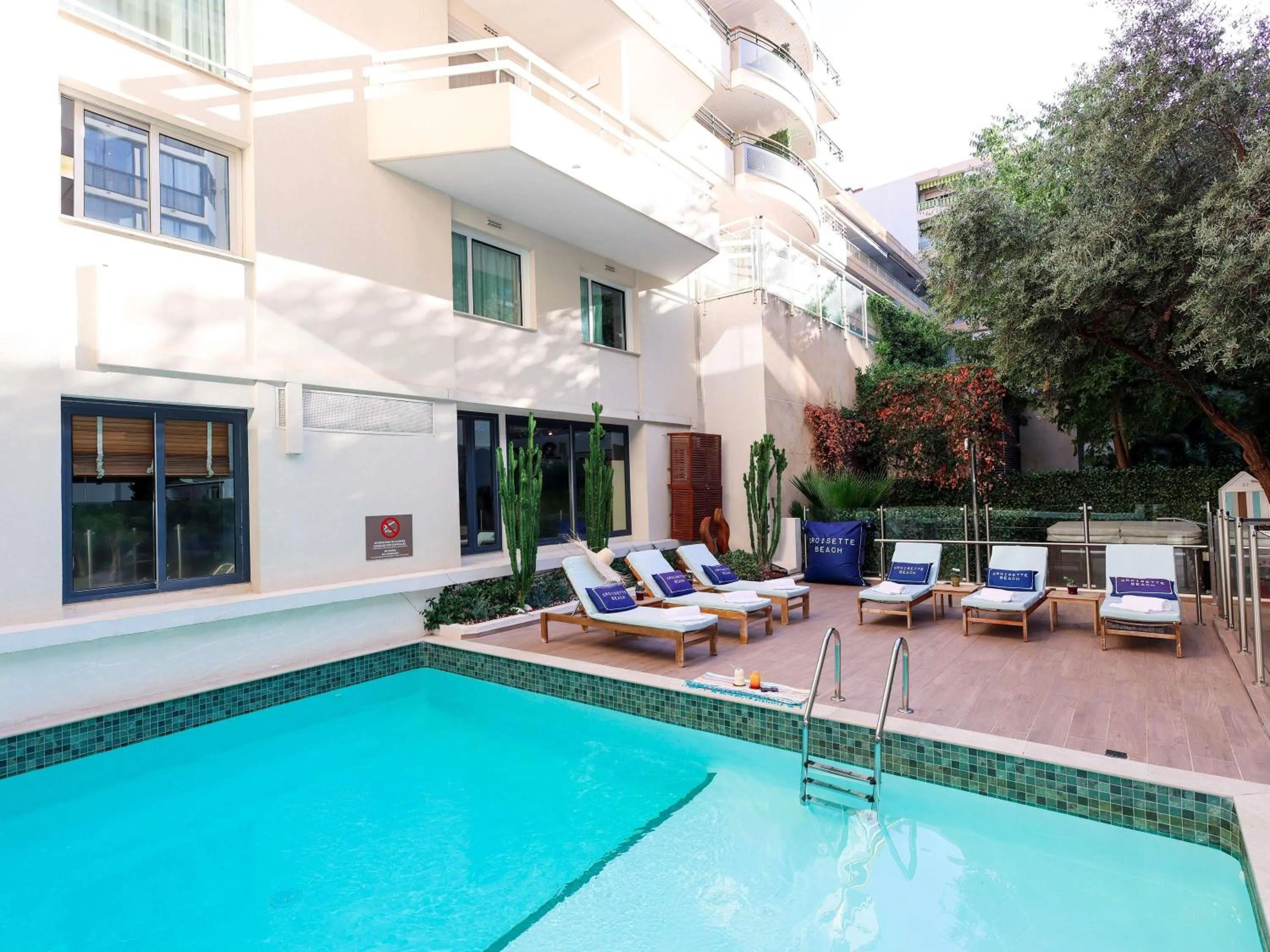 Pool view in Croisette Beach Hotel Cannes - MGallery Collection