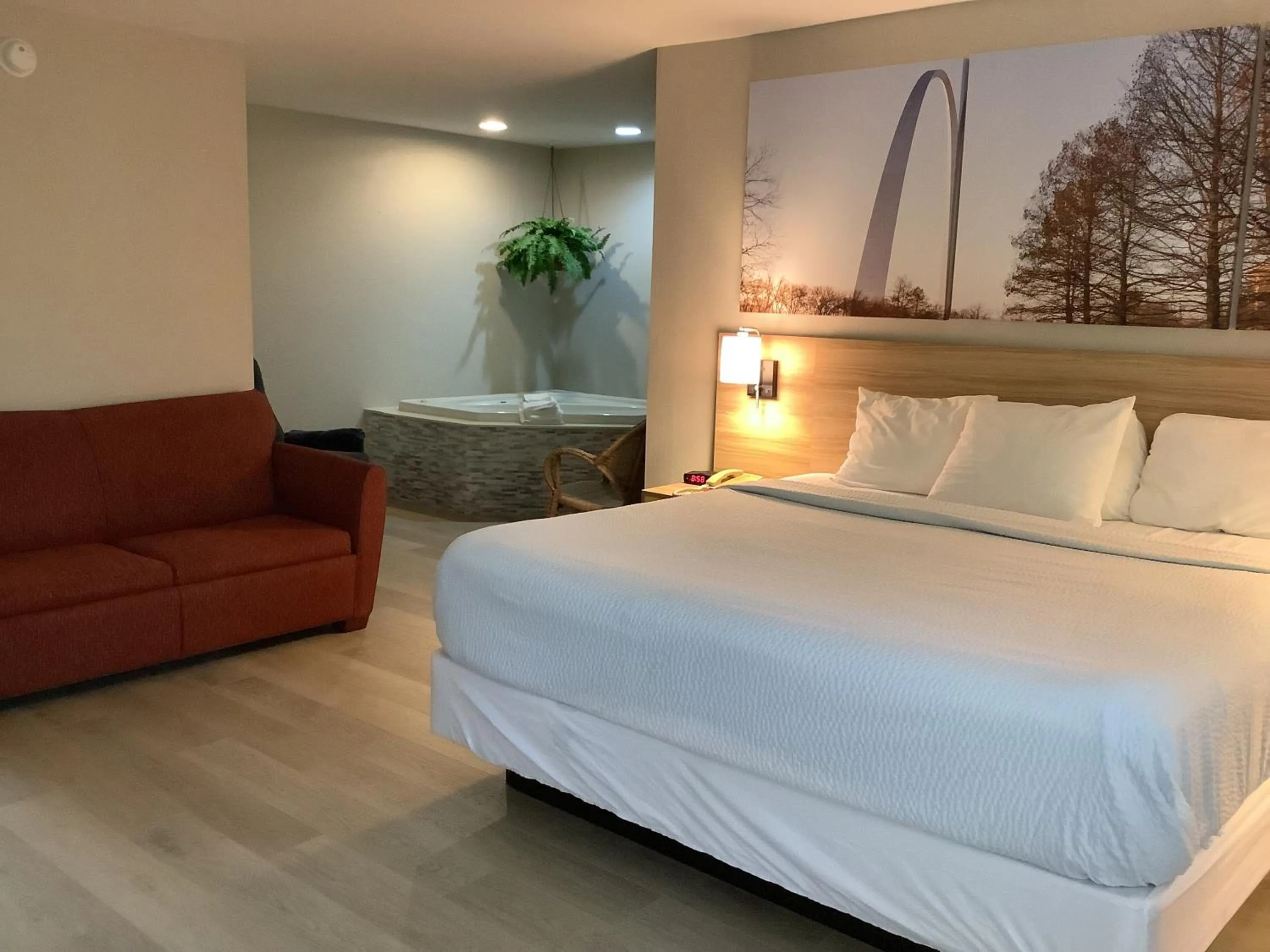 Bed in Days Inn by Wyndham Kingdom City