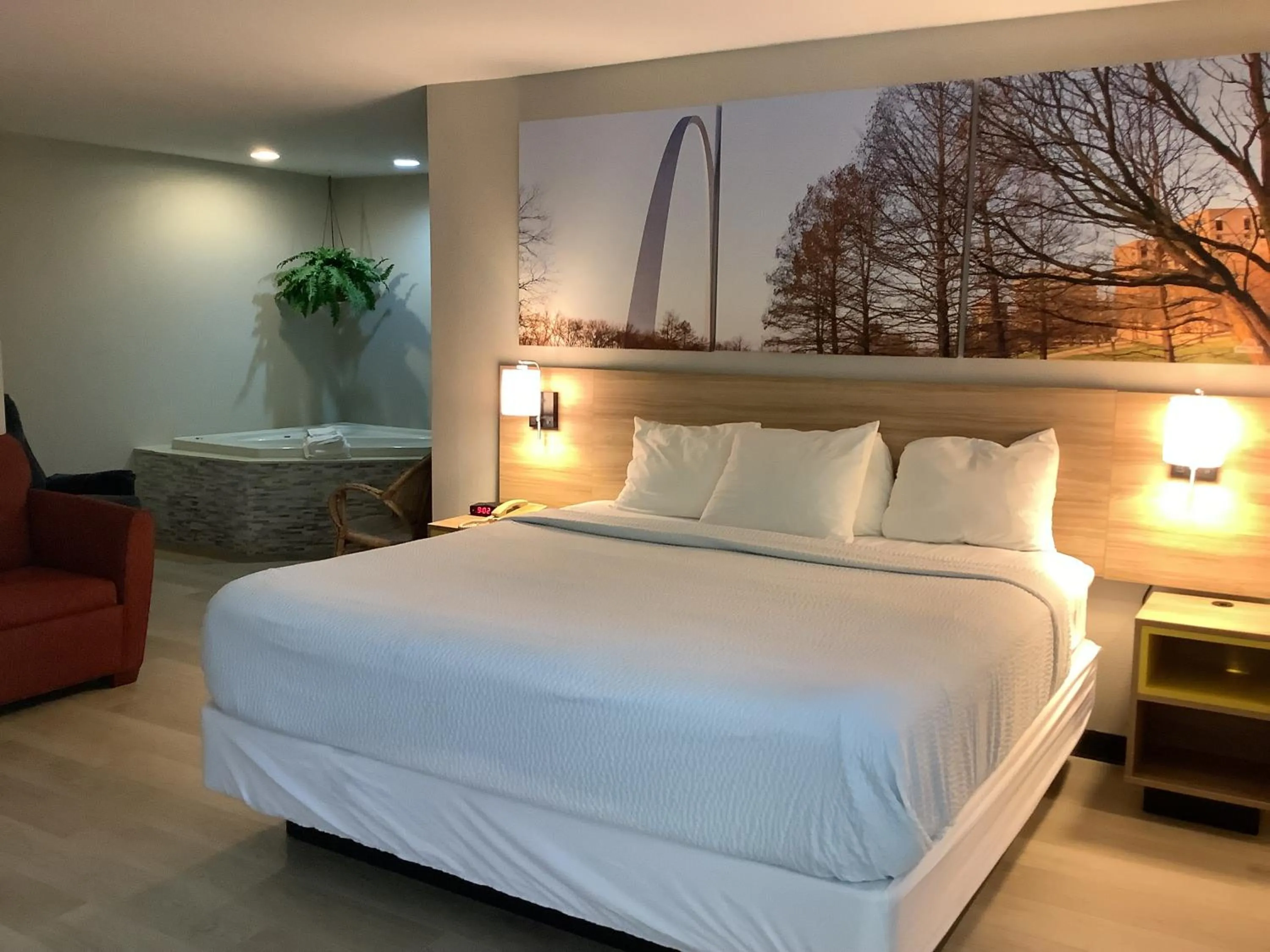 Bed in Days Inn by Wyndham Kingdom City