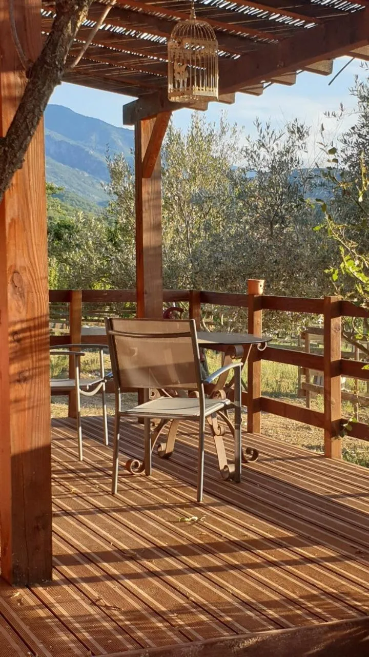 Balcony/Terrace in Chambre d'hôtes Le Petit Ranch