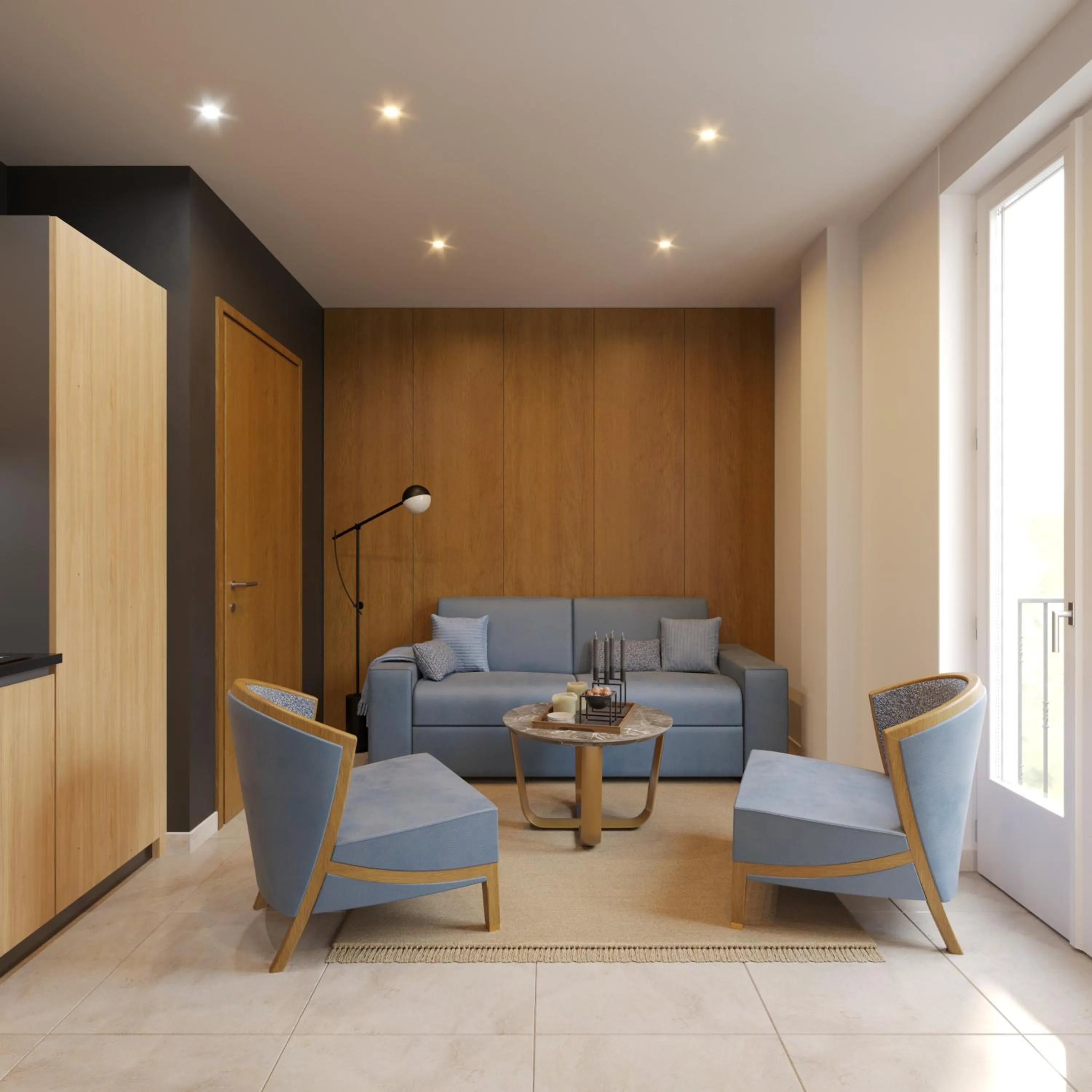 Living room in Résidence Aston la Scala