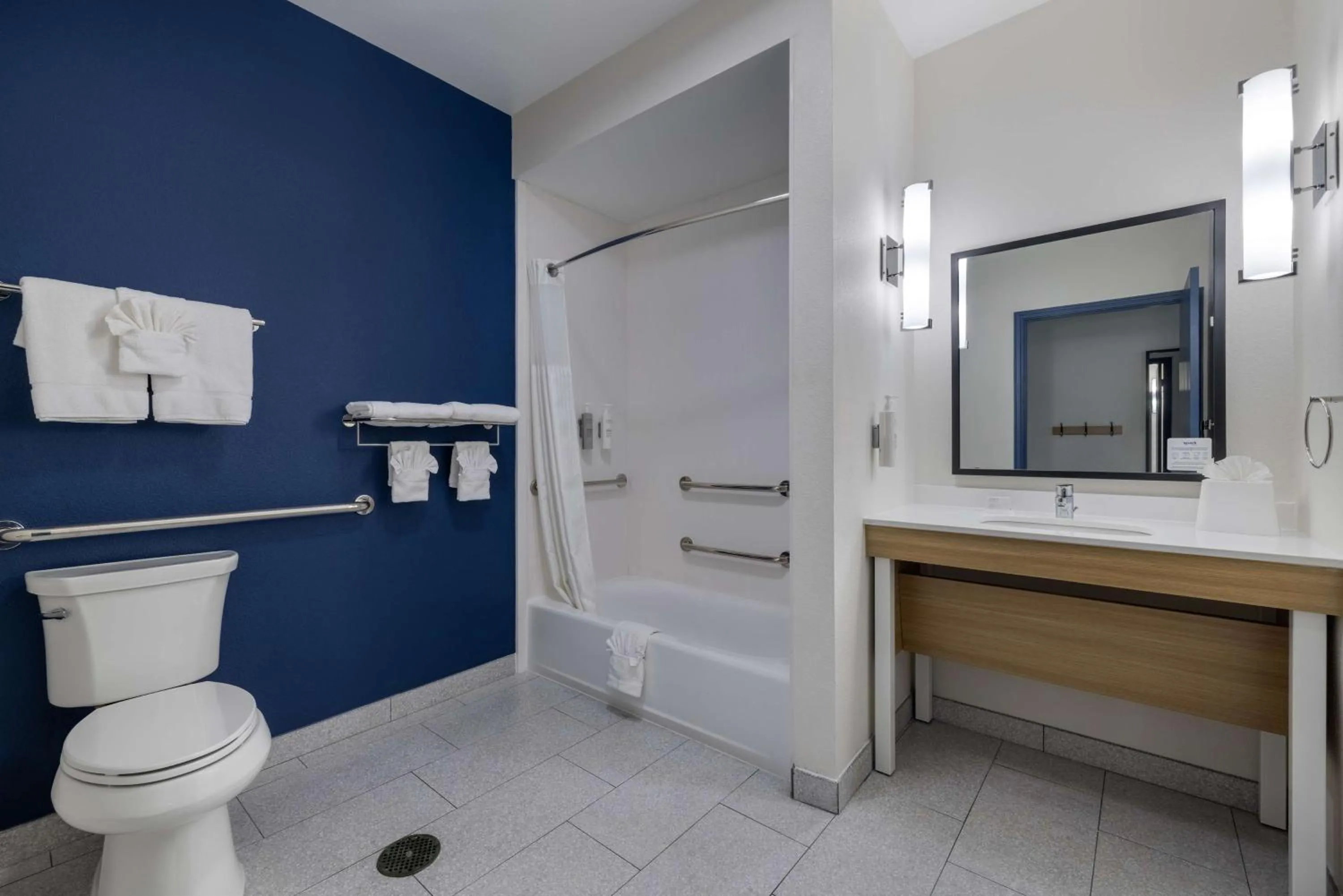 Bathroom in Super 8 by Wyndham Nacogdoches