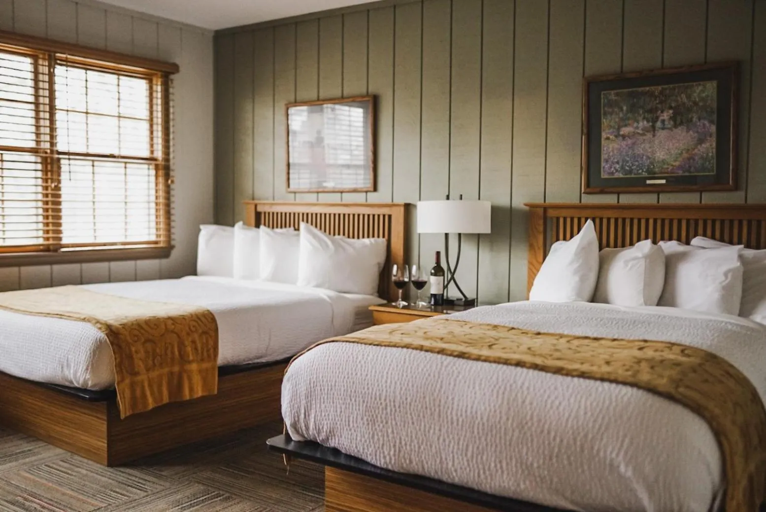 Bed in POSTOAK Lodge and Retreat