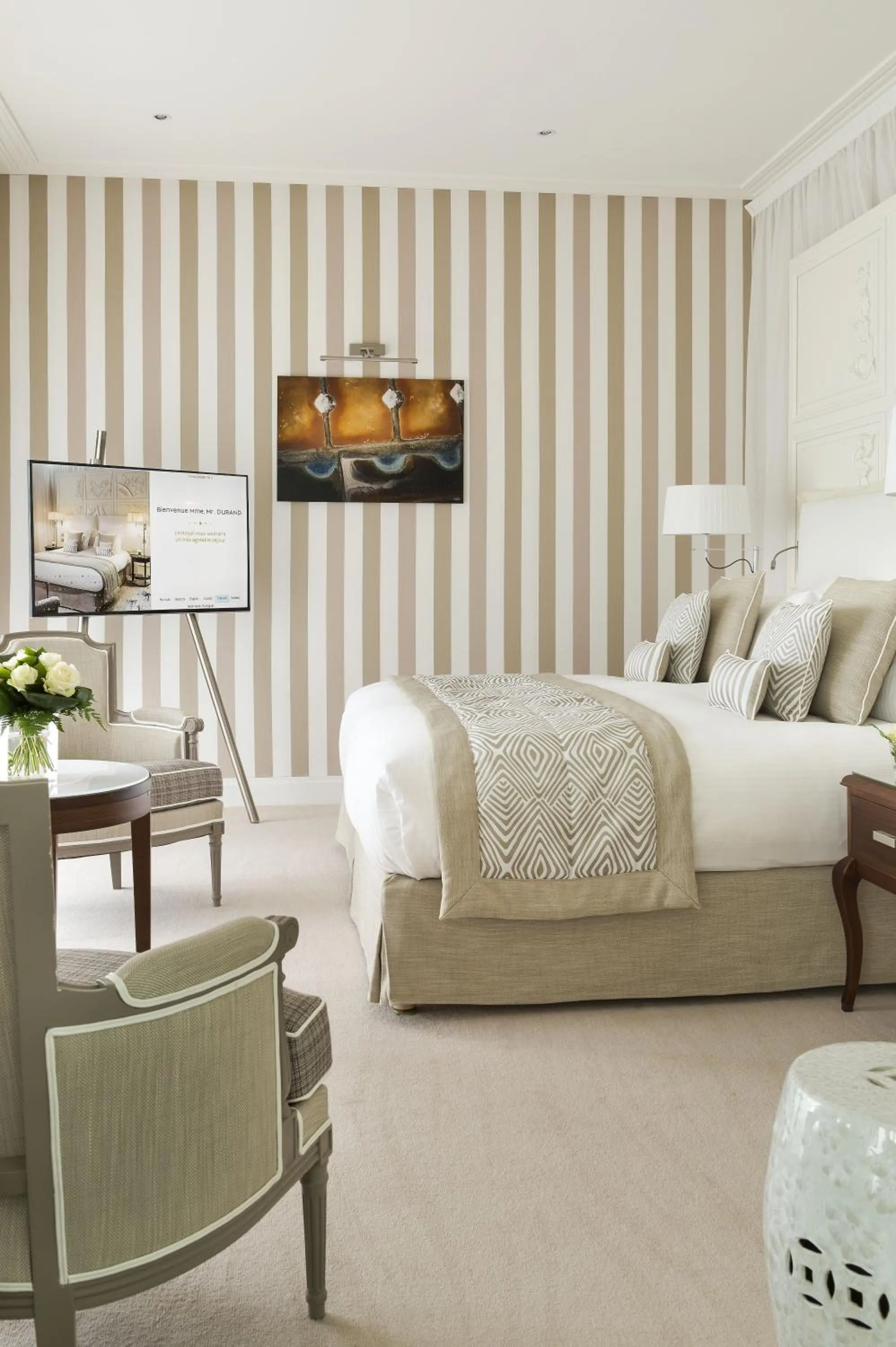 Bedroom in Hôtel Barrière Le Royal La Baule