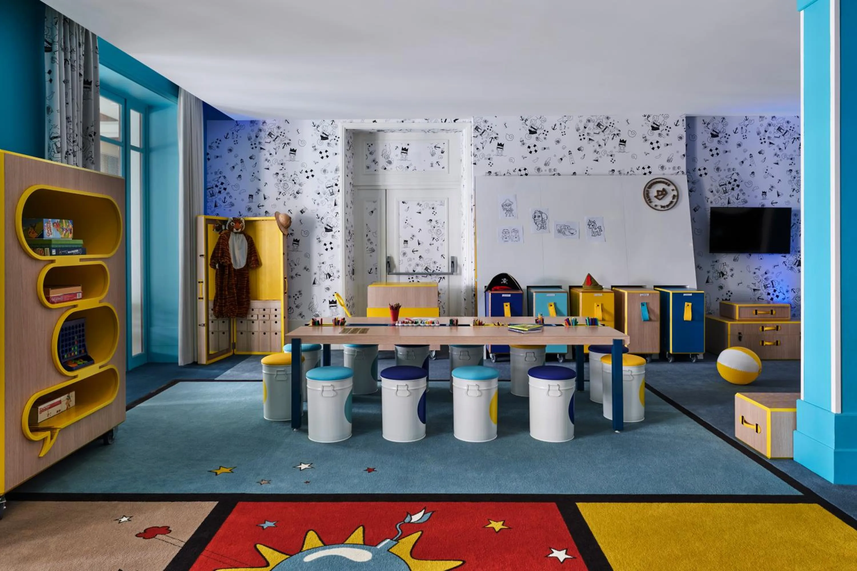 Kids's club in Hôtel Barrière L'Hermitage