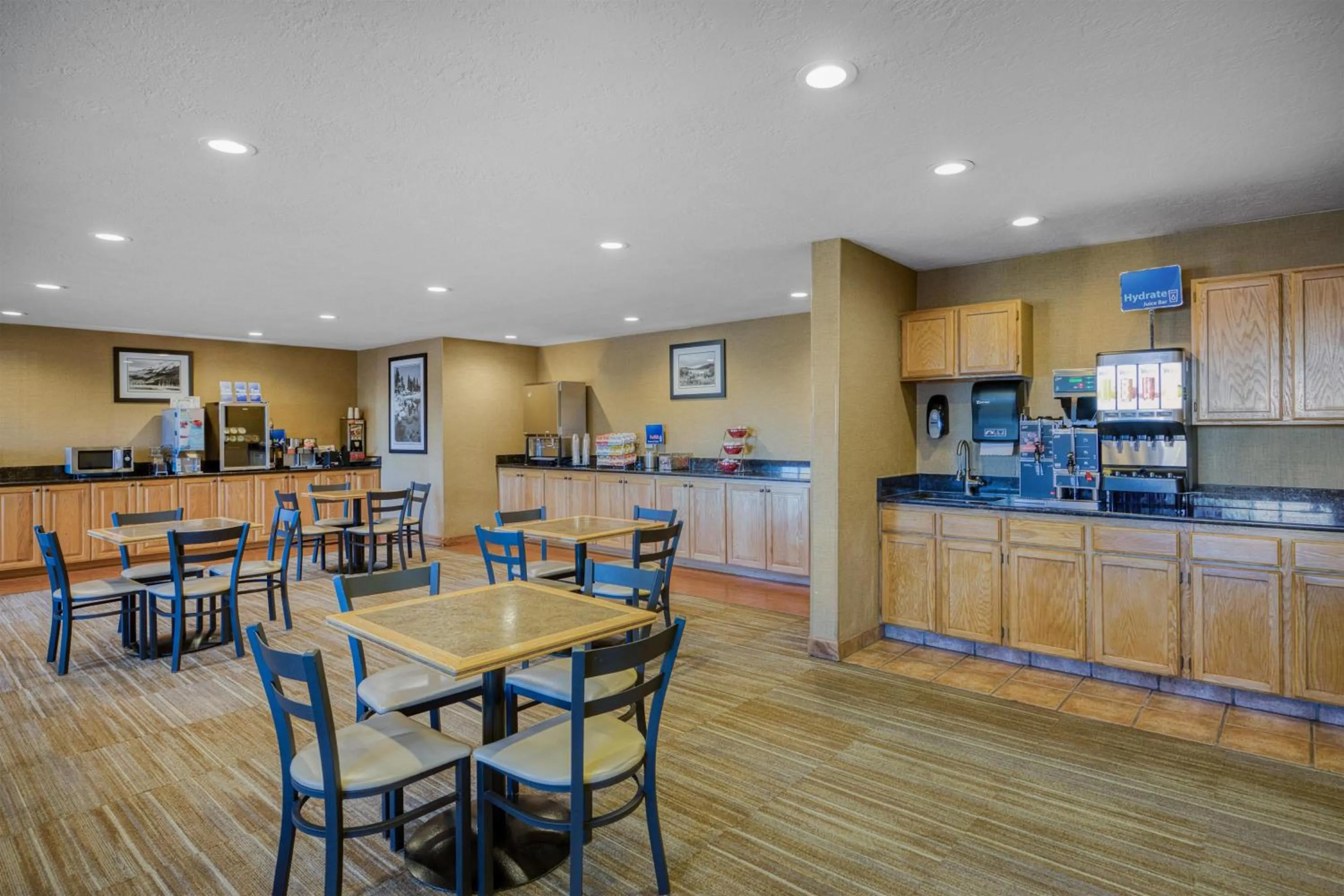 Breakfast in Best Western Blackfoot Inn