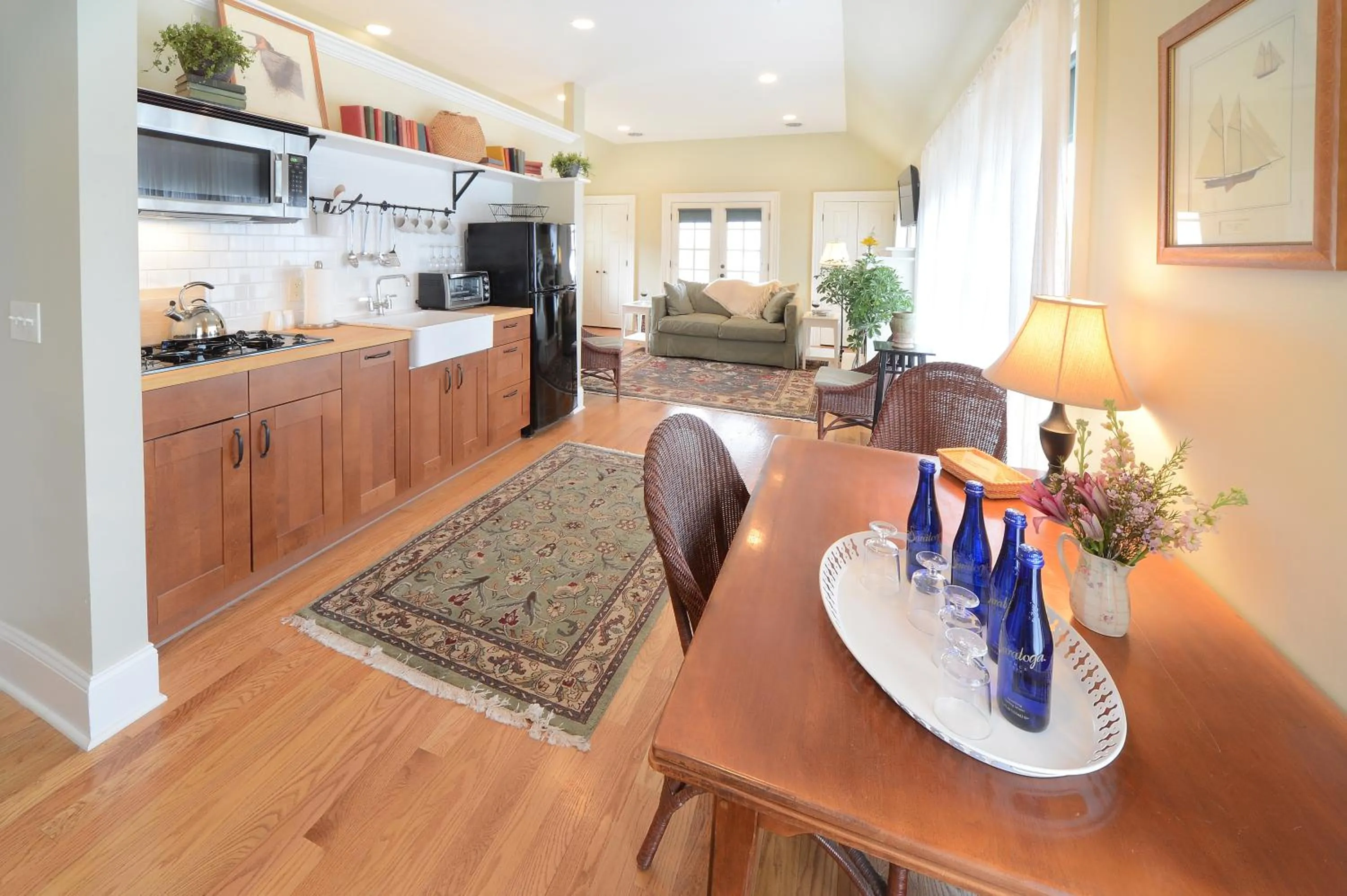 Kitchen or kitchenette in The Springwater Bed and Breakfast