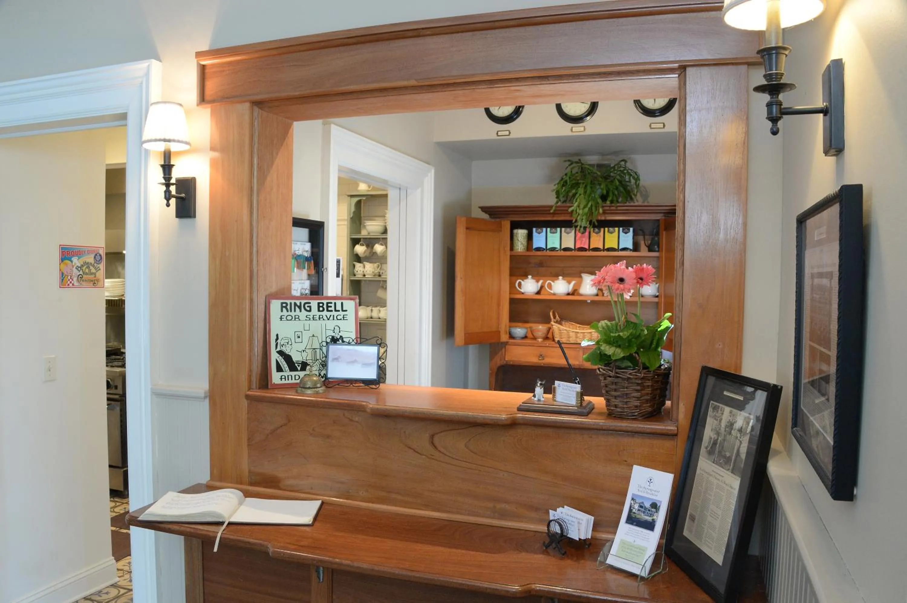 Lobby or reception in The Springwater Bed and Breakfast