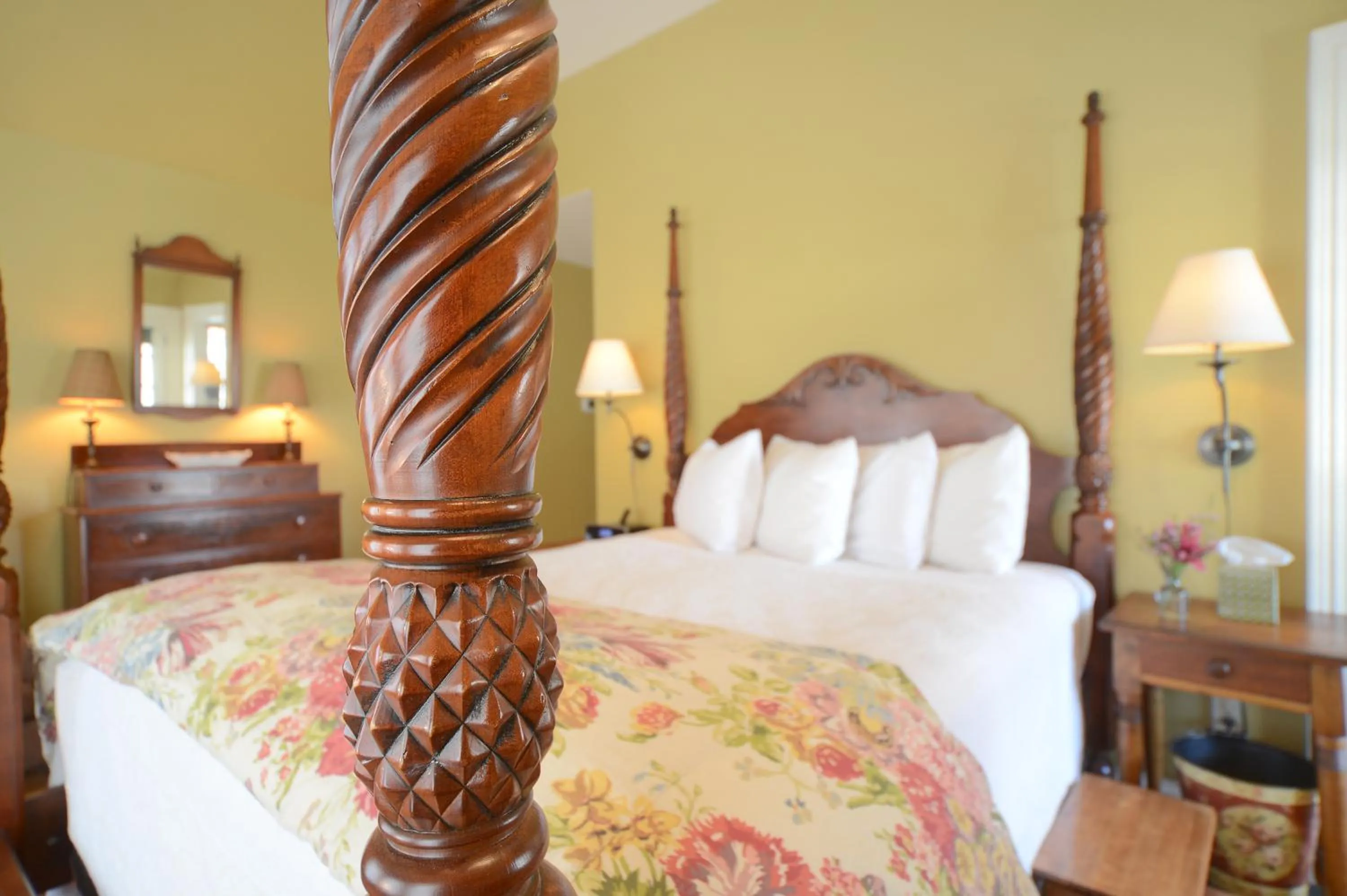 Bed in The Springwater Bed and Breakfast