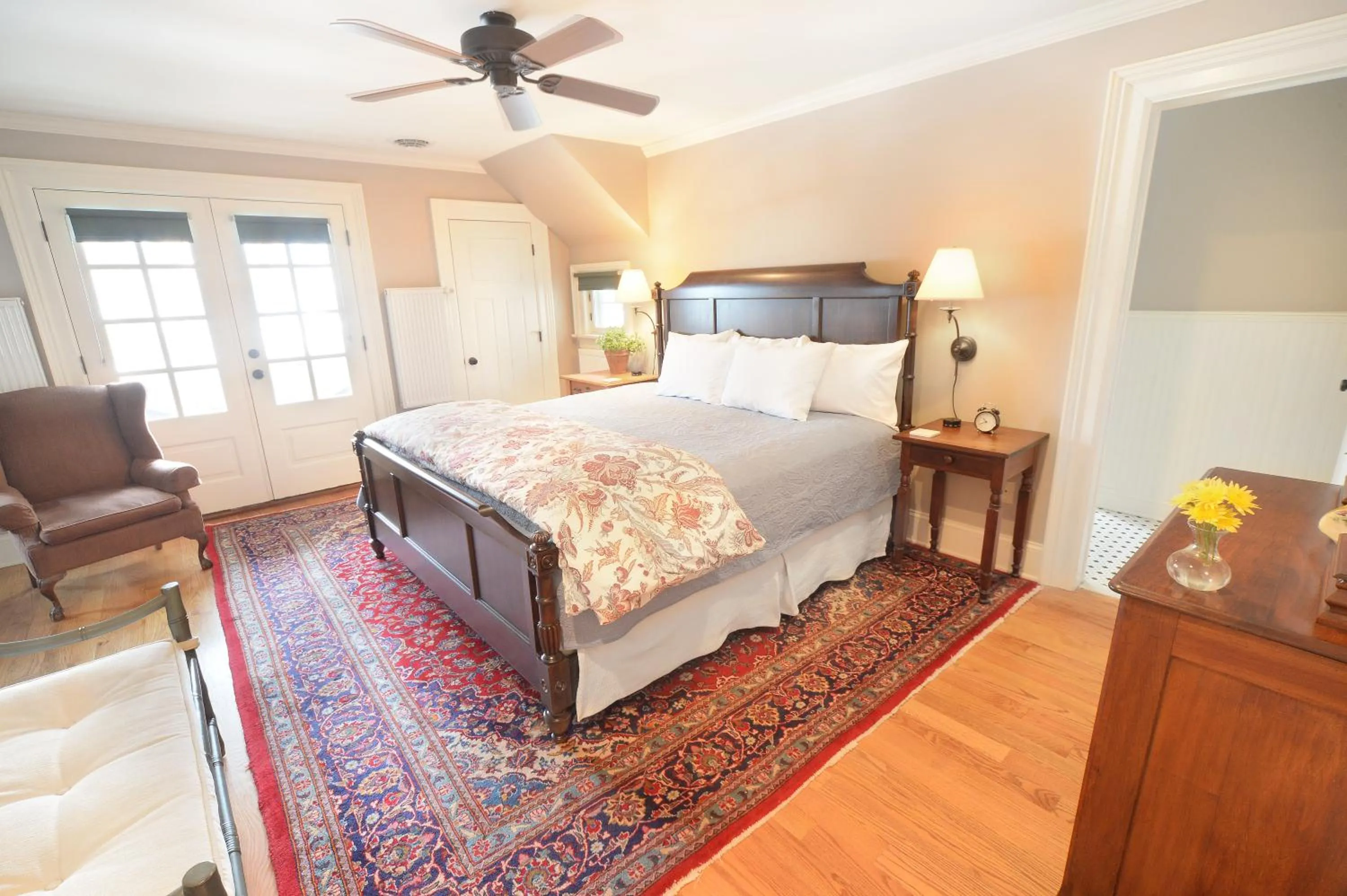 Bed in The Springwater Bed and Breakfast