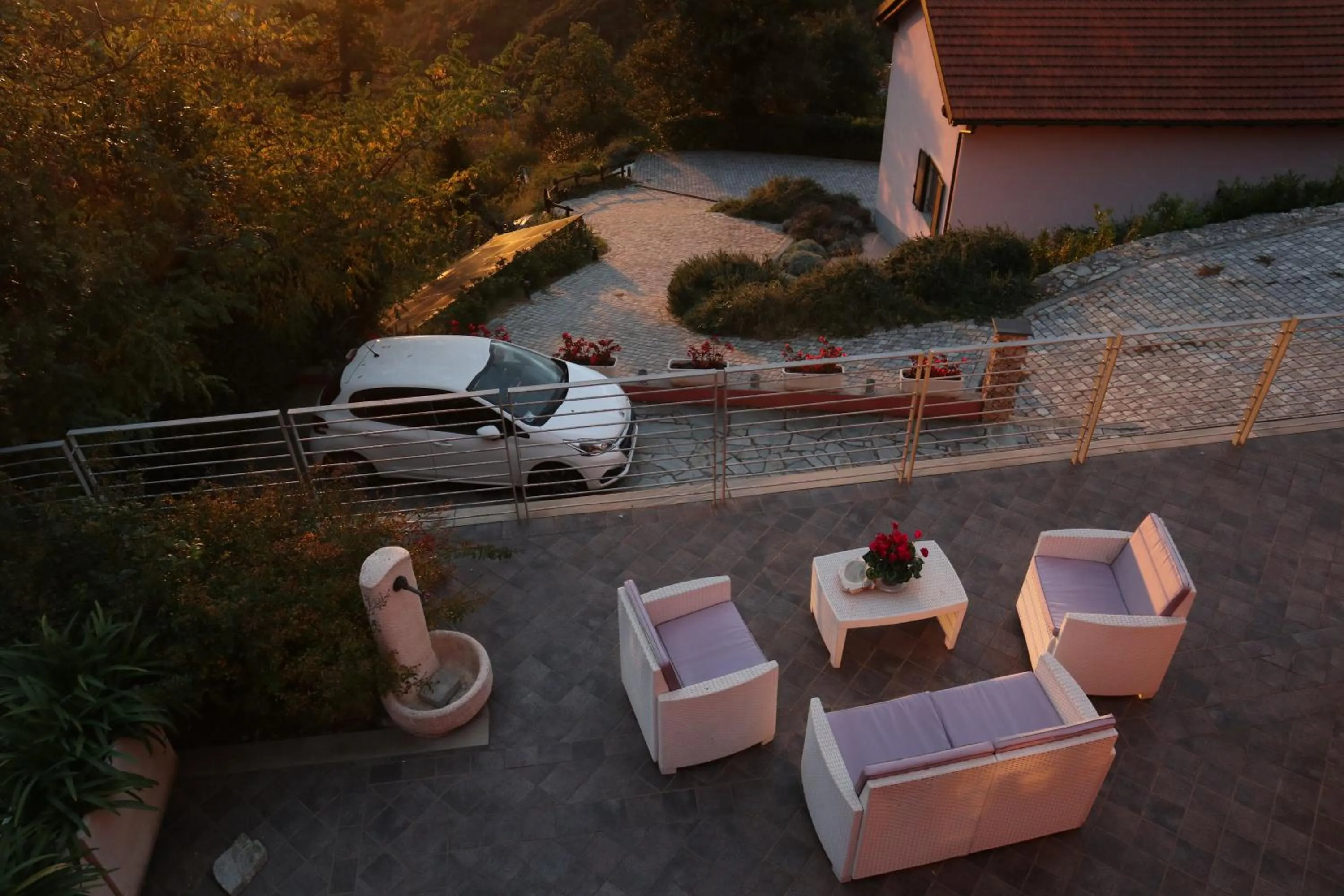 Patio in Suite con vista