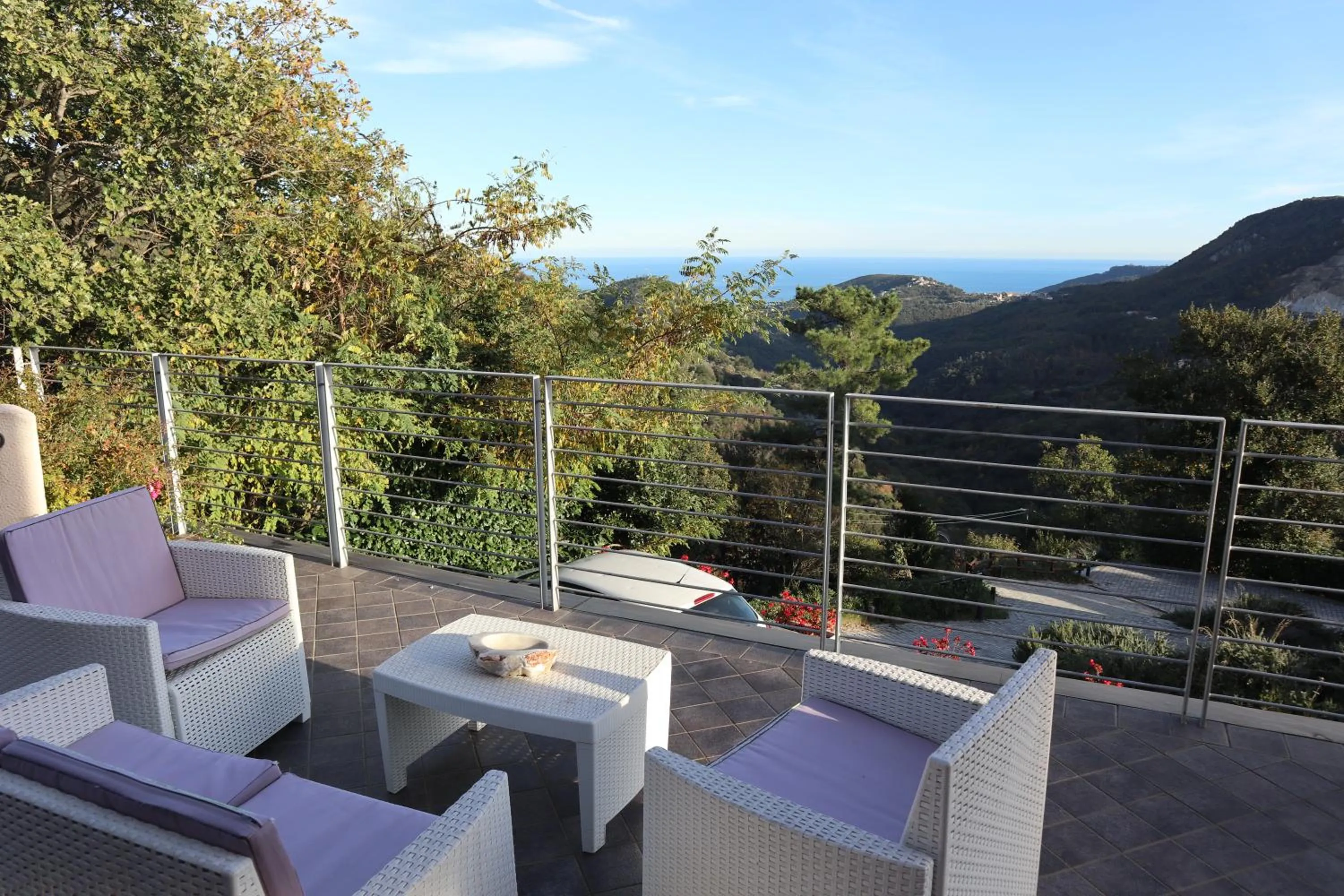 Patio in Suite con vista