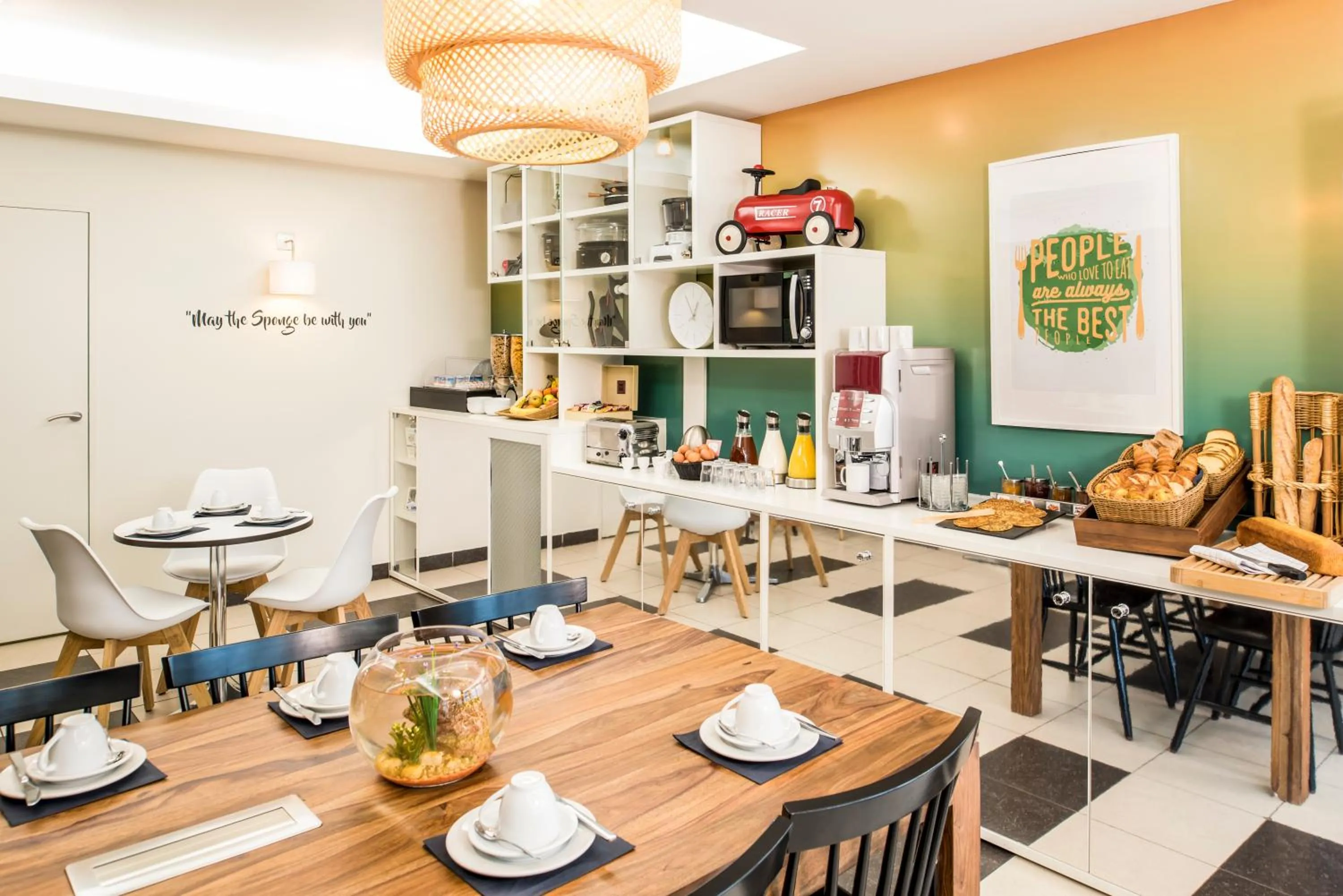 Buffet breakfast in Aparthotel Adagio Access Paris Vanves - Porte de Châtillon