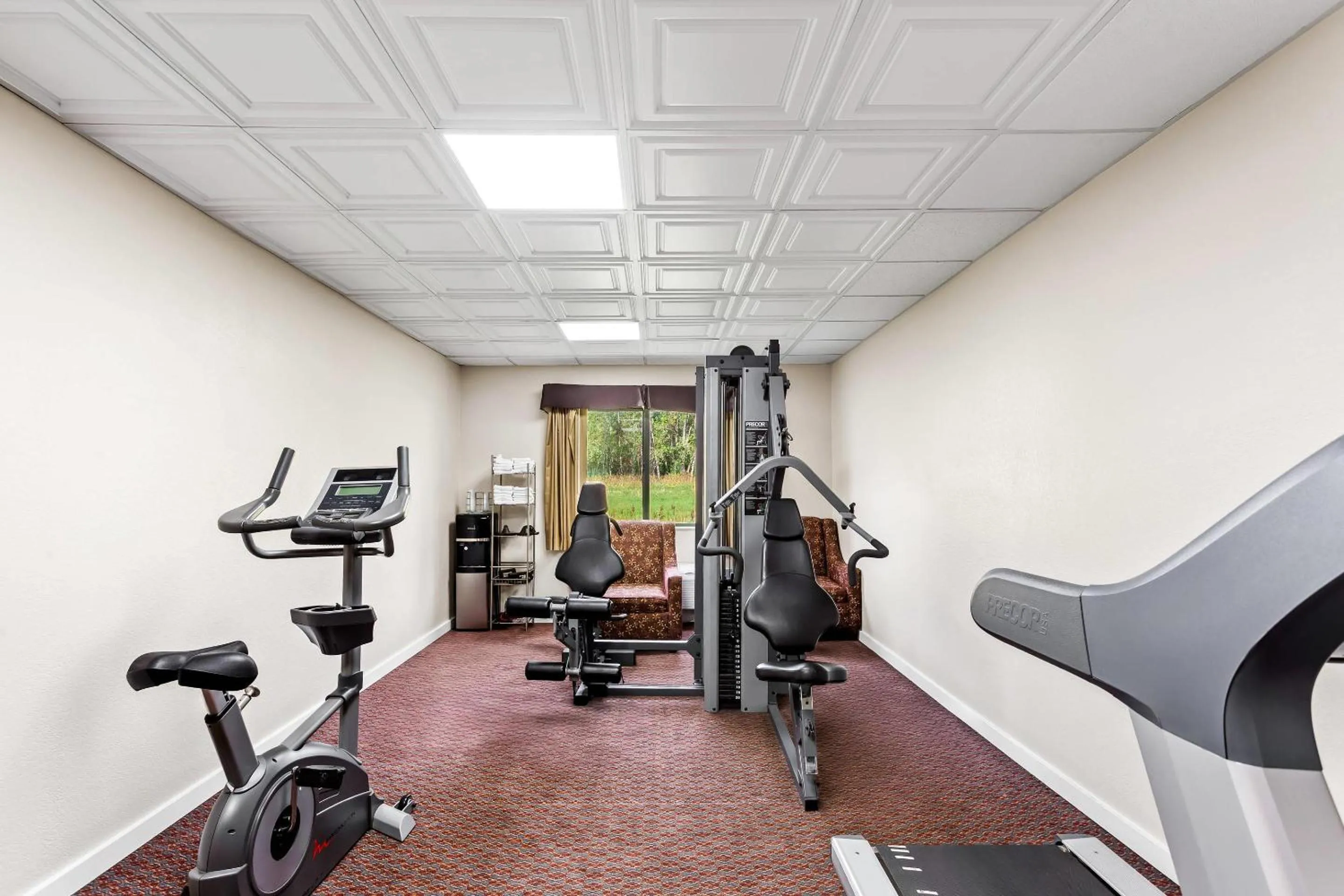Fitness centre/facilities in Quality Inn-Sawyer