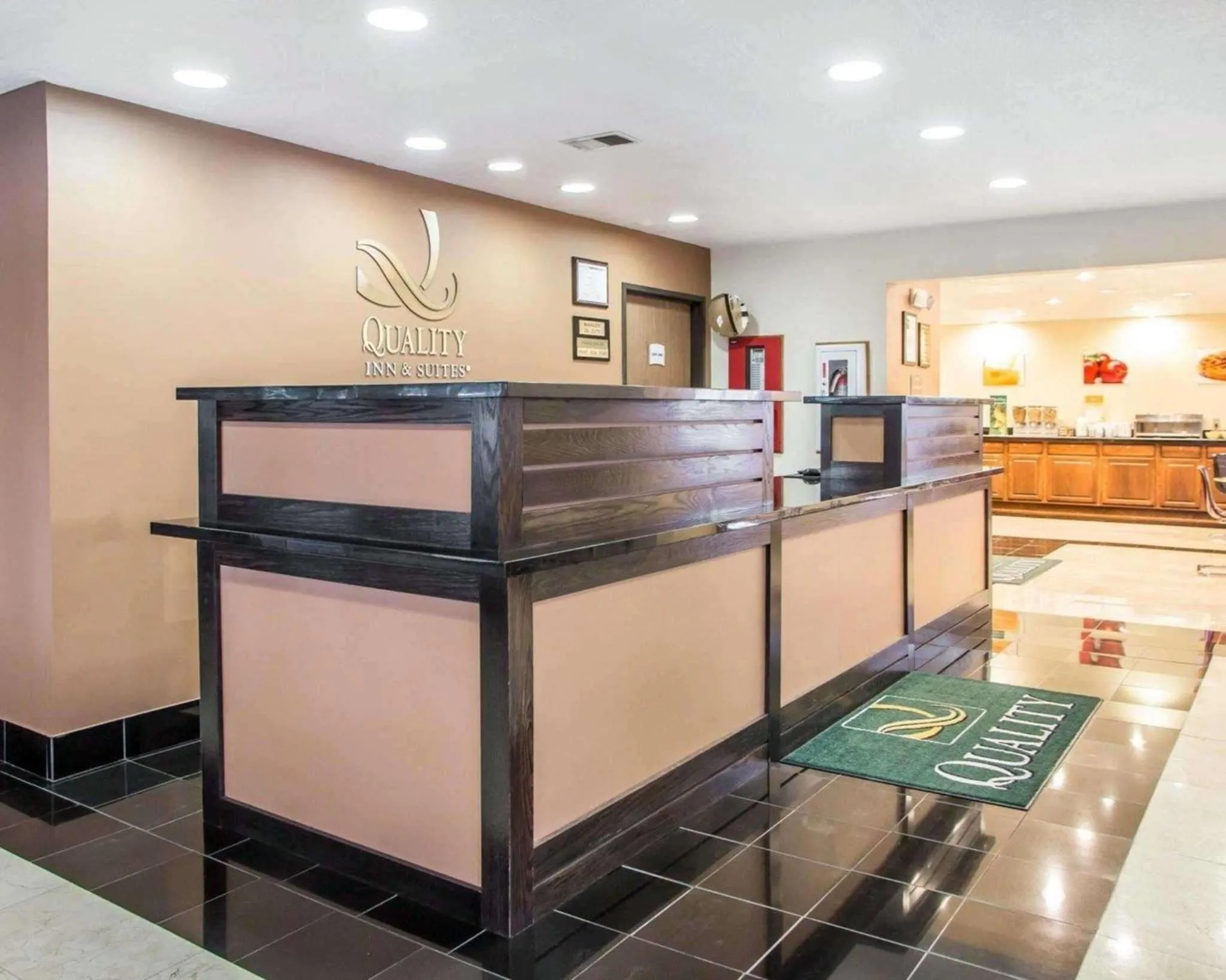 Lobby or reception in Quality Inn St Marys