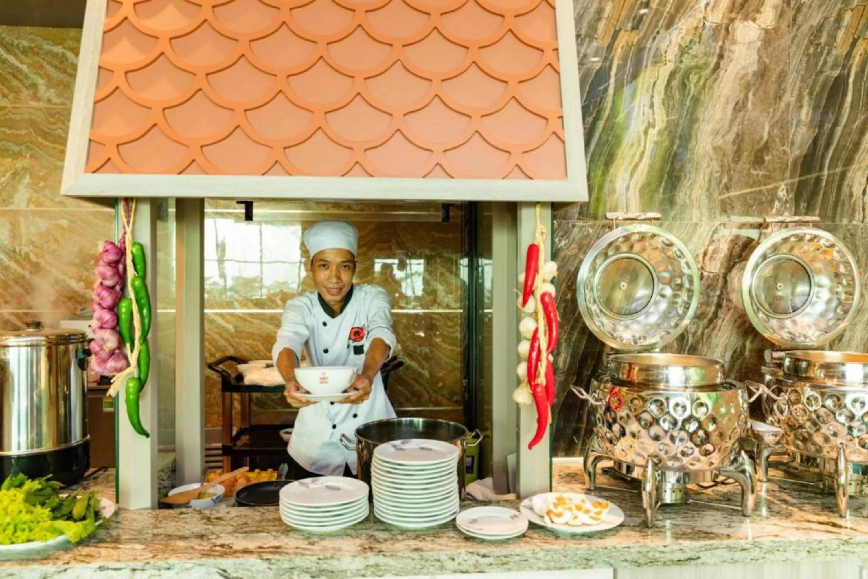 Restaurant/places to eat in Ruby Luxury Hotel