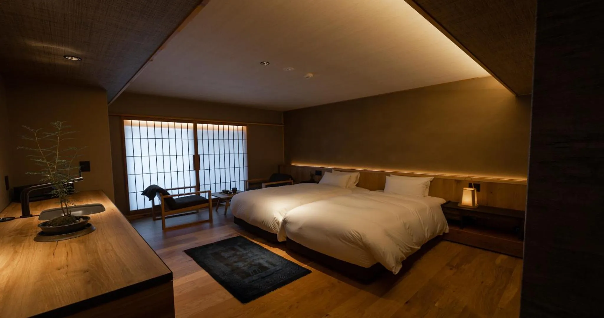 Bed in Higashiyama Shikikaboku