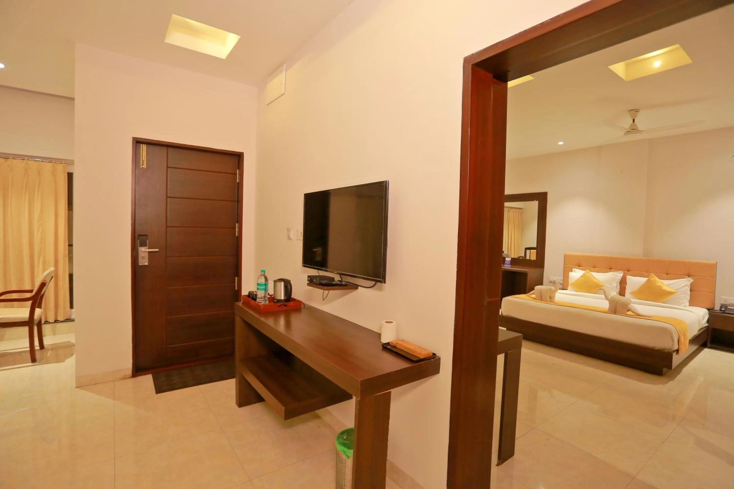 Bed in Grand Signature Hotel & spa