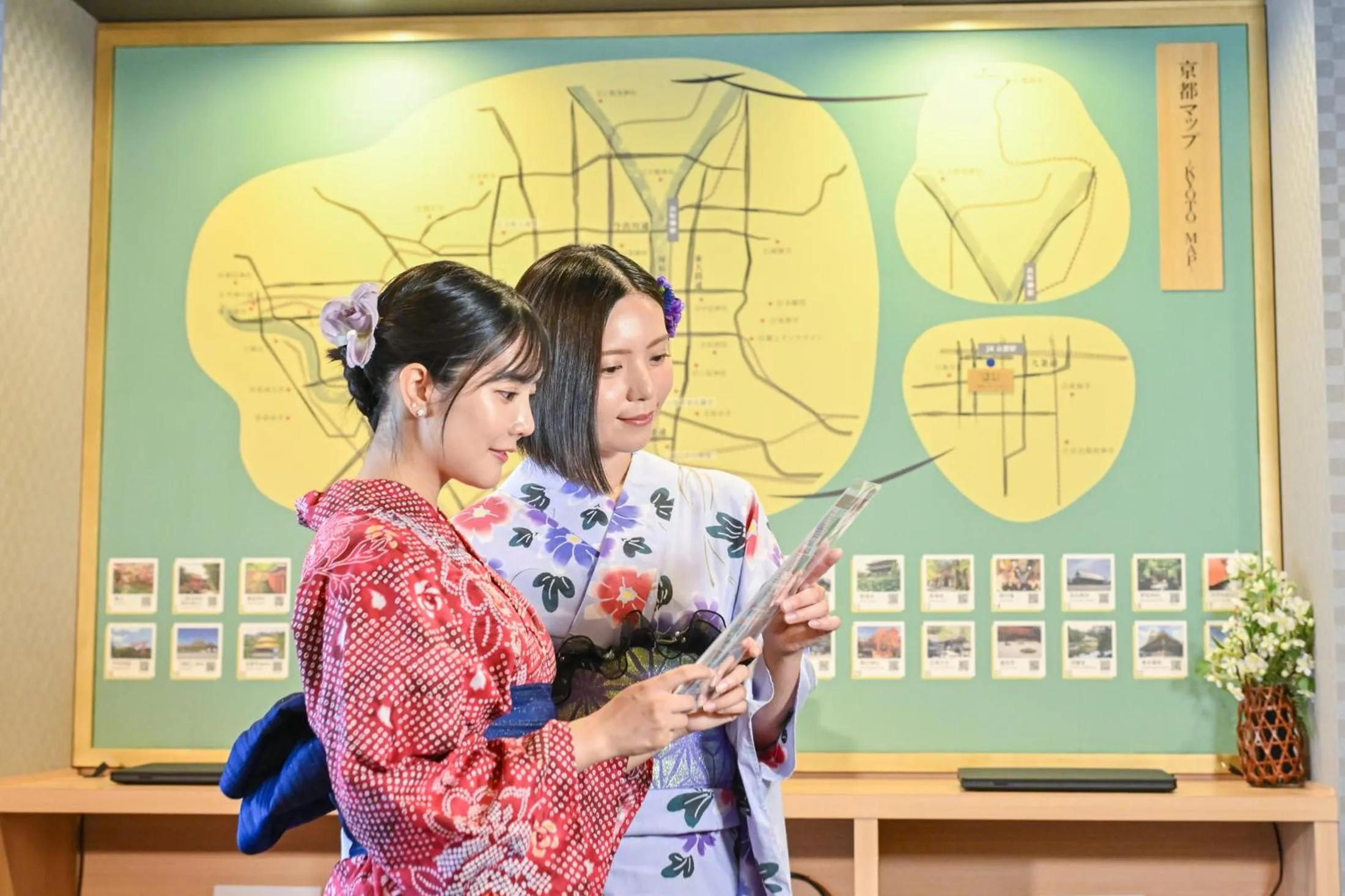 Lobby or reception in Sanco Inn Kyoto Hachijoguchi Shikinoyu