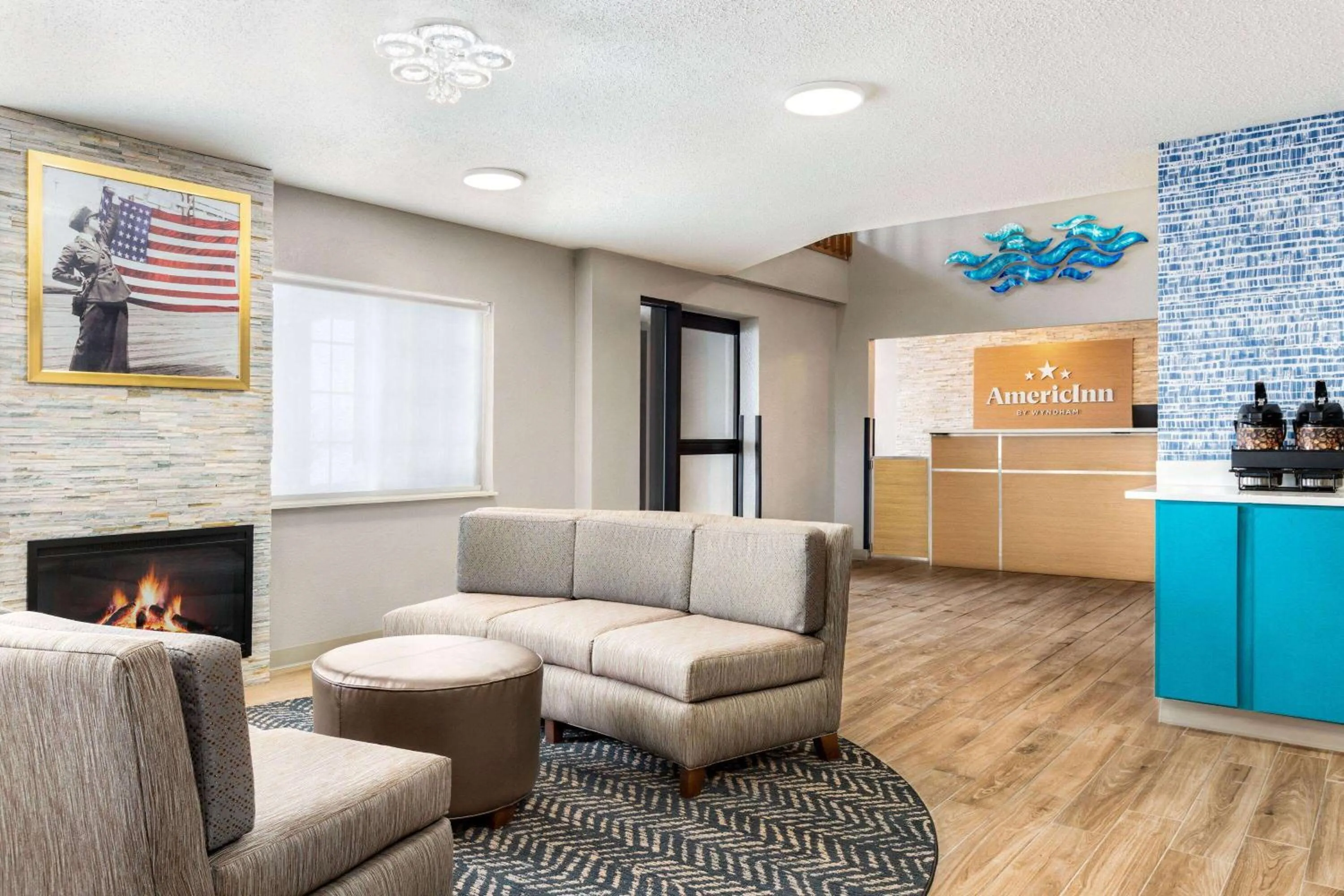 Lobby or reception in AmericInn by Wyndham Williamsburg