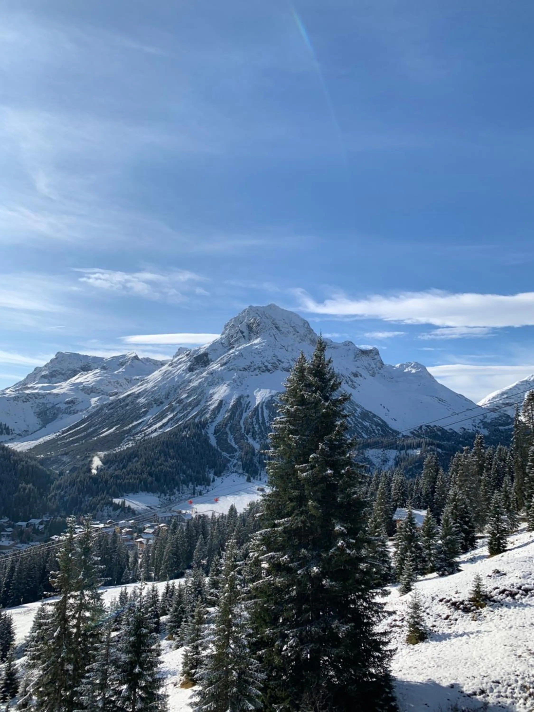 Natural landscape in Skilodge Oberlech