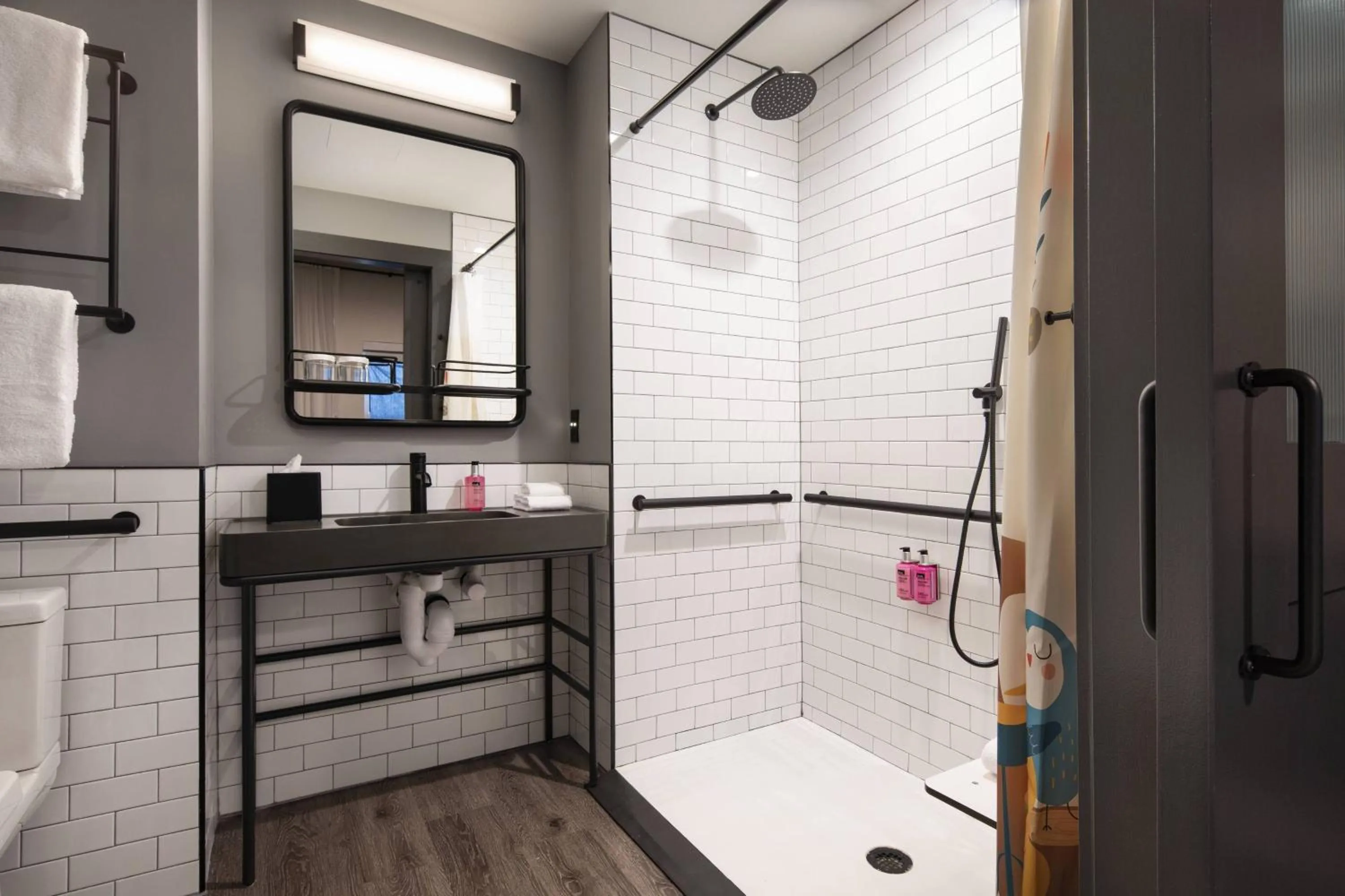 Bathroom in Moxy Nashville Vanderbilt Area