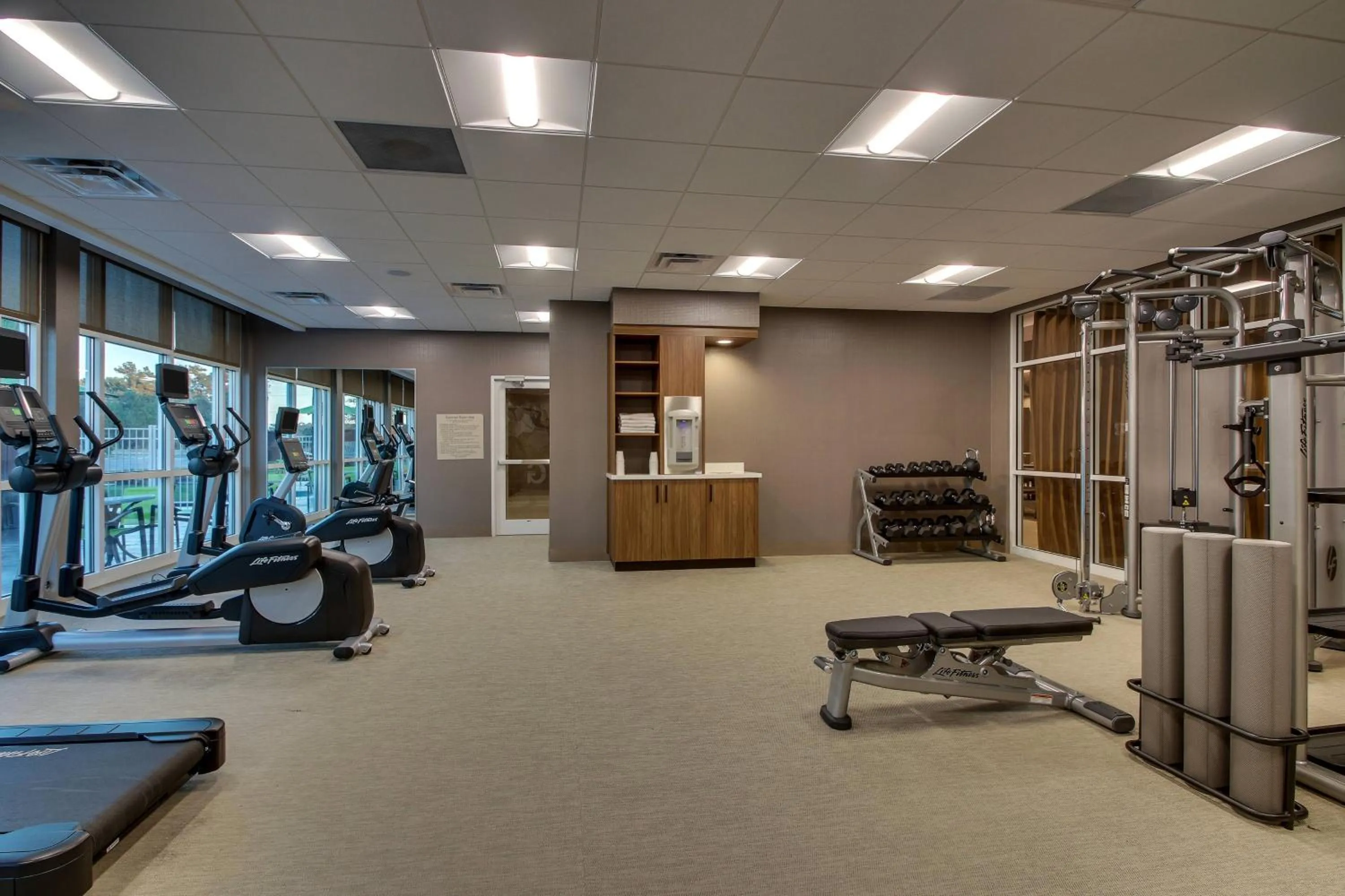 Fitness centre/facilities in SpringHill Suites by Marriott Gulfport I-10