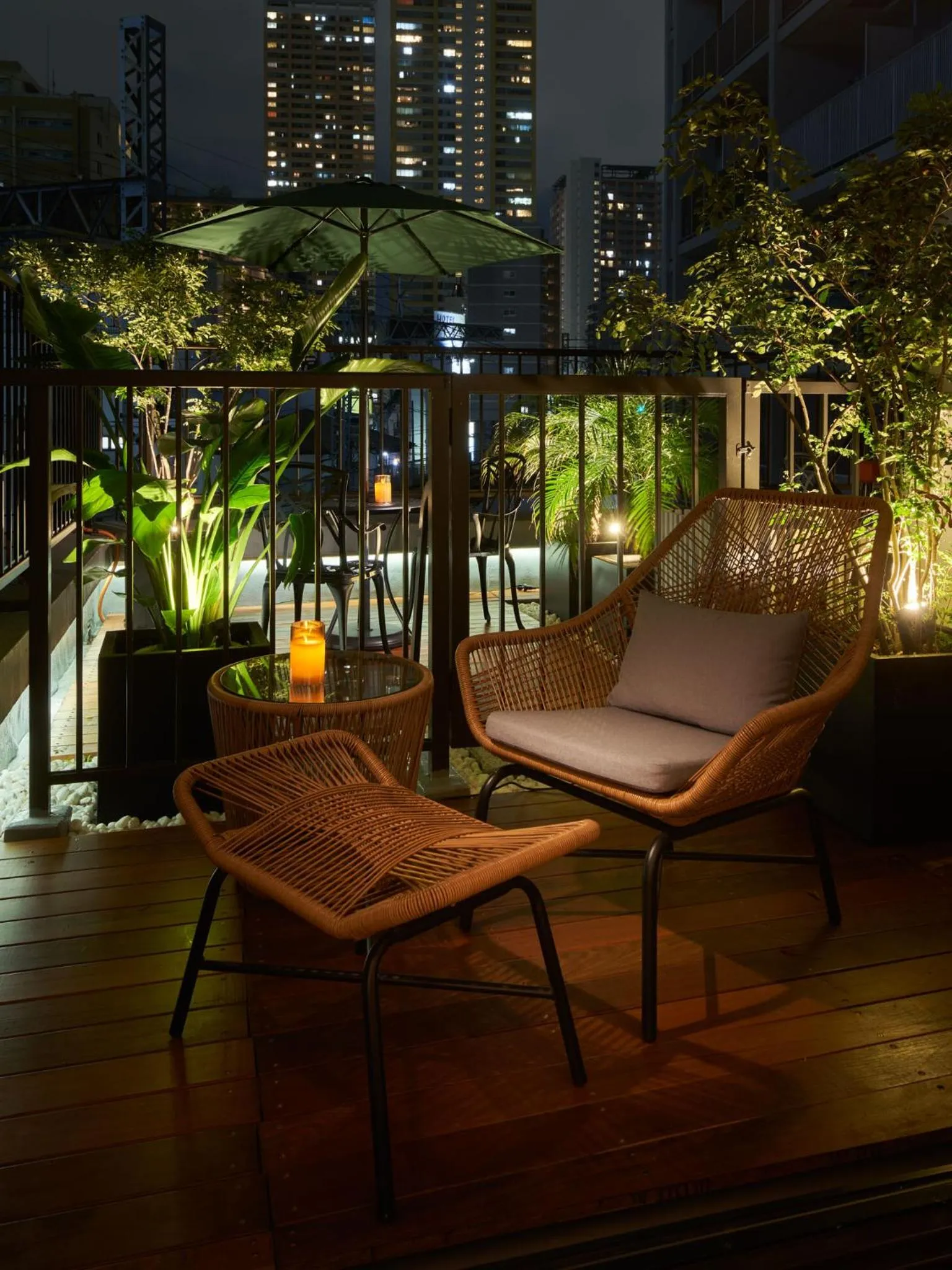 Garden in Hotel Tokyo Trip Ueno Nishi Nippori