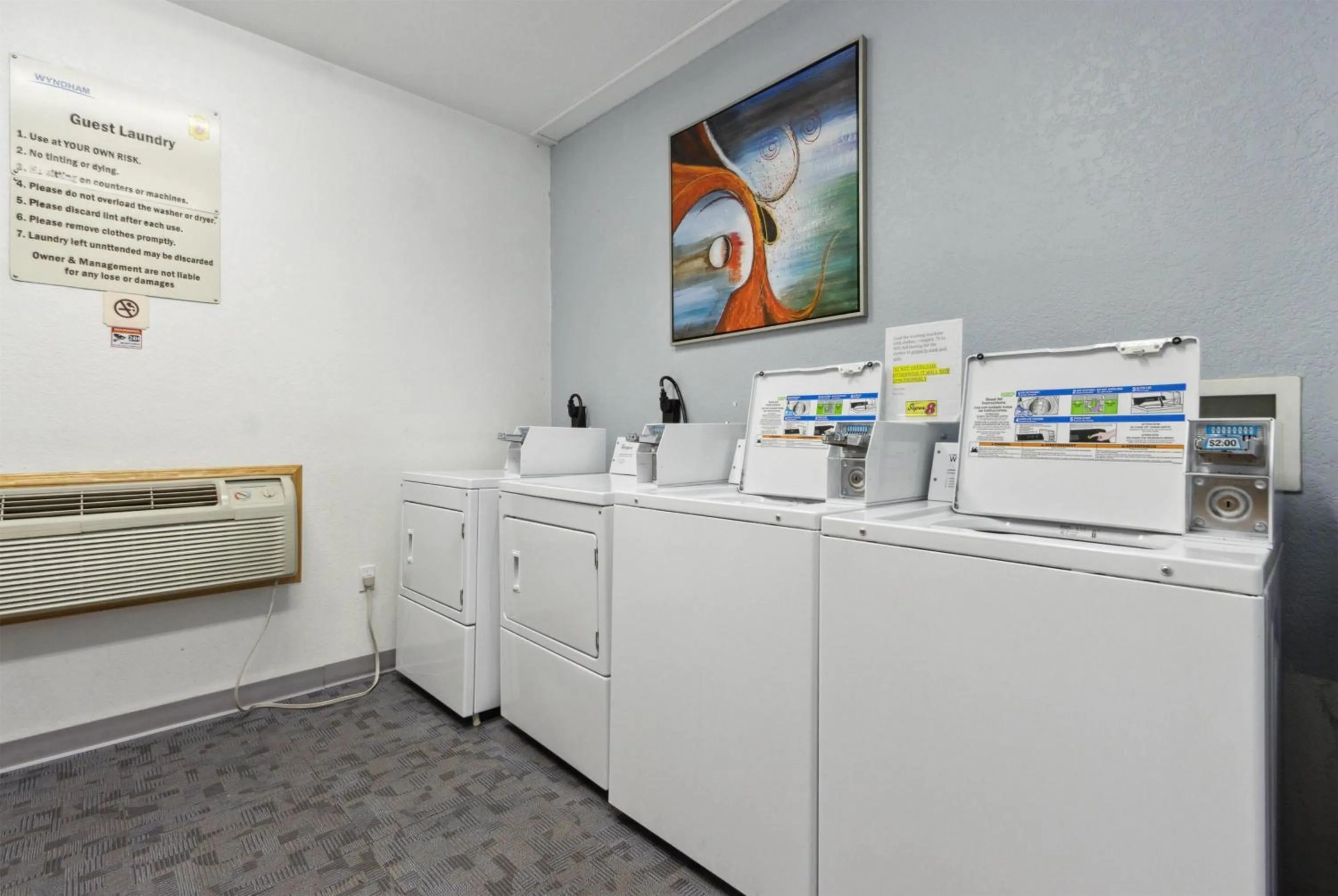 On site in Super 8 by Wyndham Uniontown PA