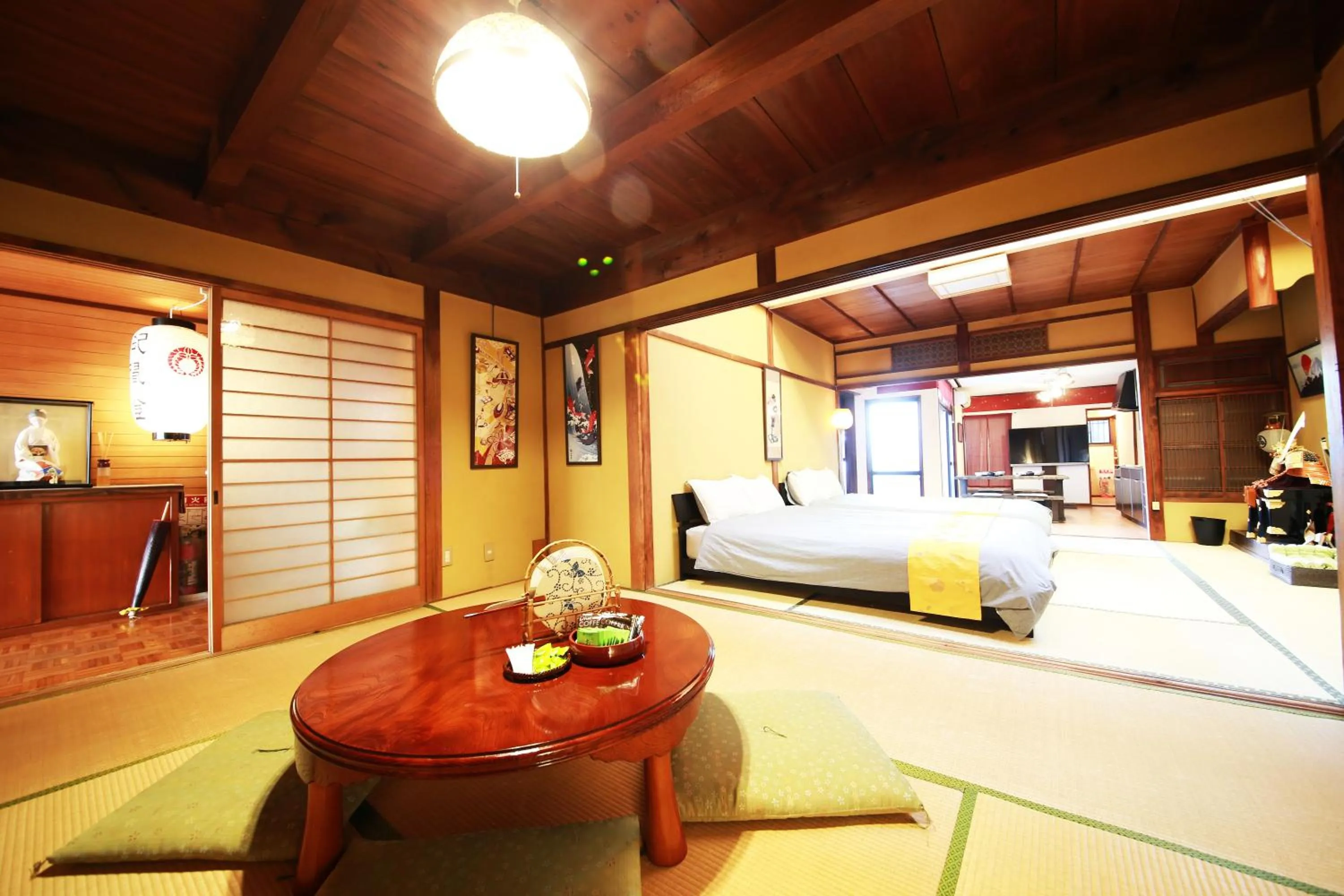 Bed in Nara Imai House
