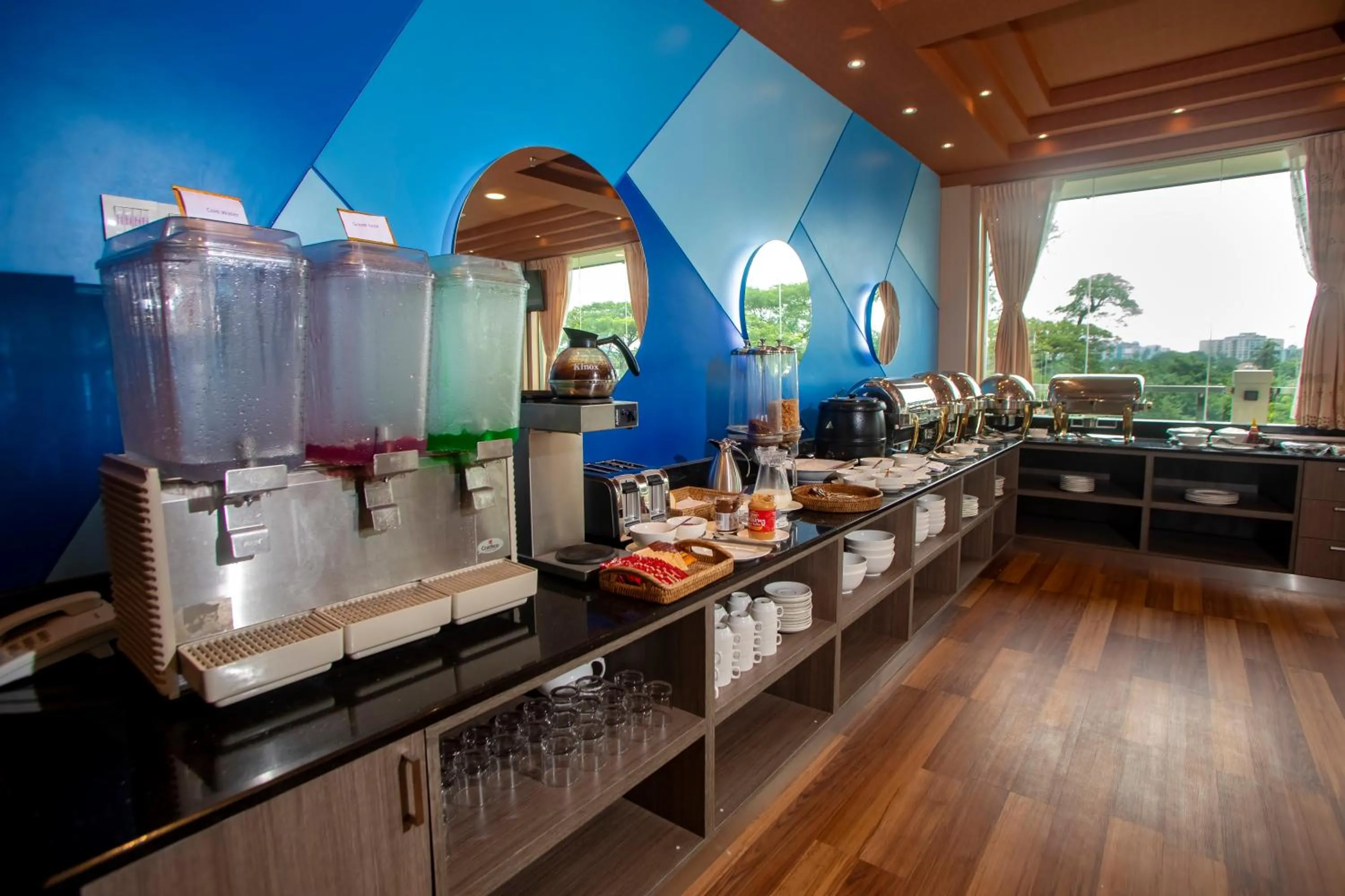 Buffet breakfast in Prestige Residences at Golden Valley by Grand United Hospitality