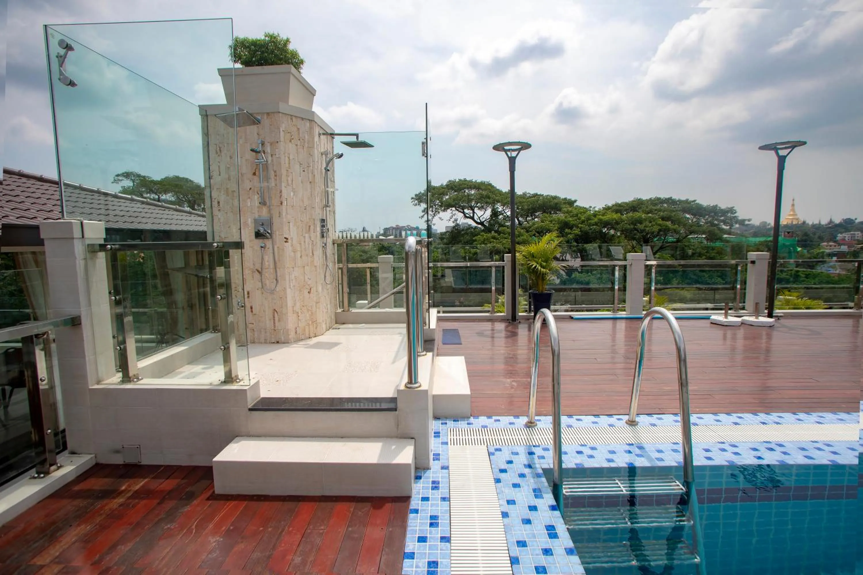 Swimming pool in Prestige Residences at Golden Valley by Grand United Hospitality