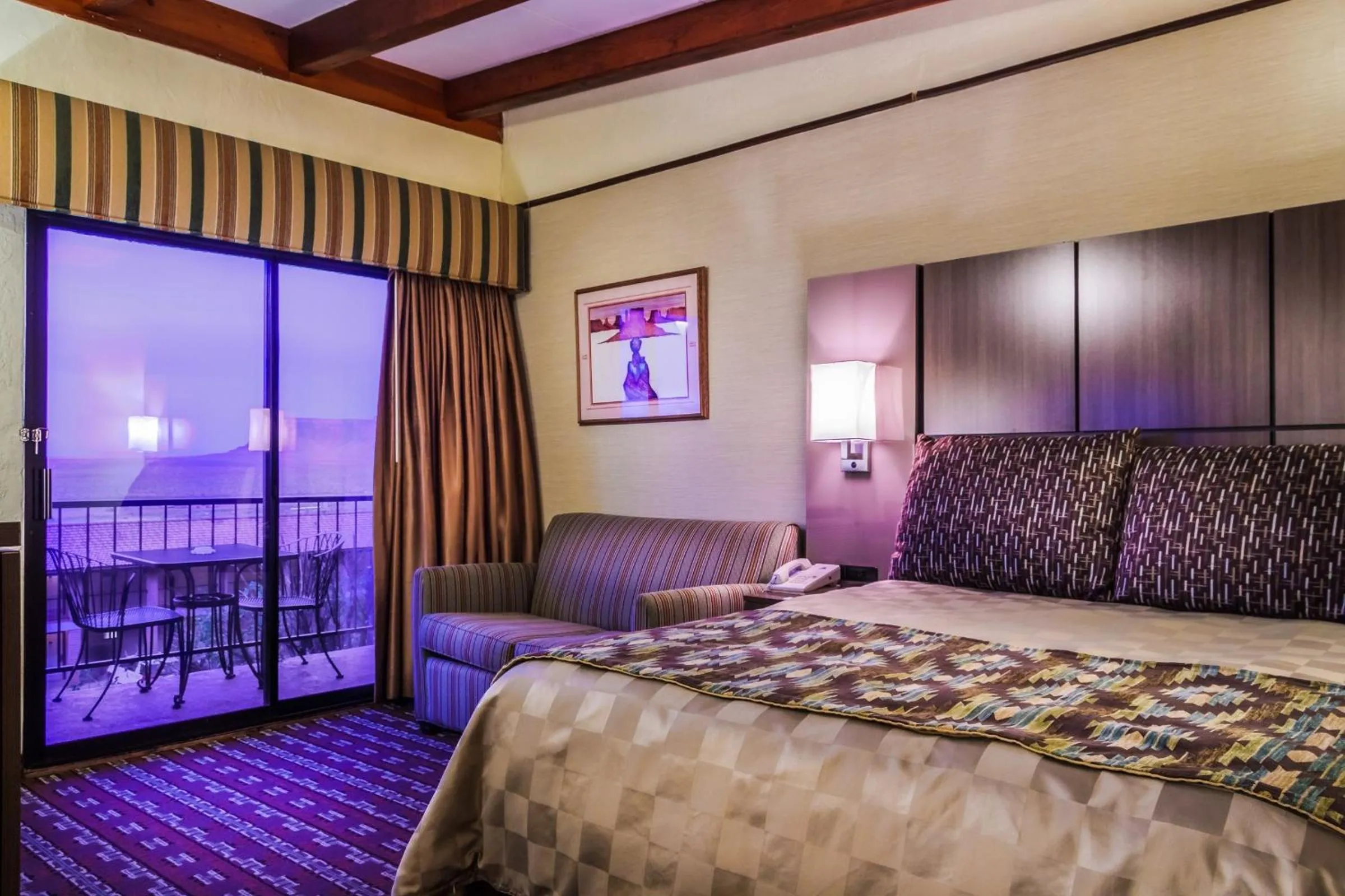 Bed in Goulding's Lodge