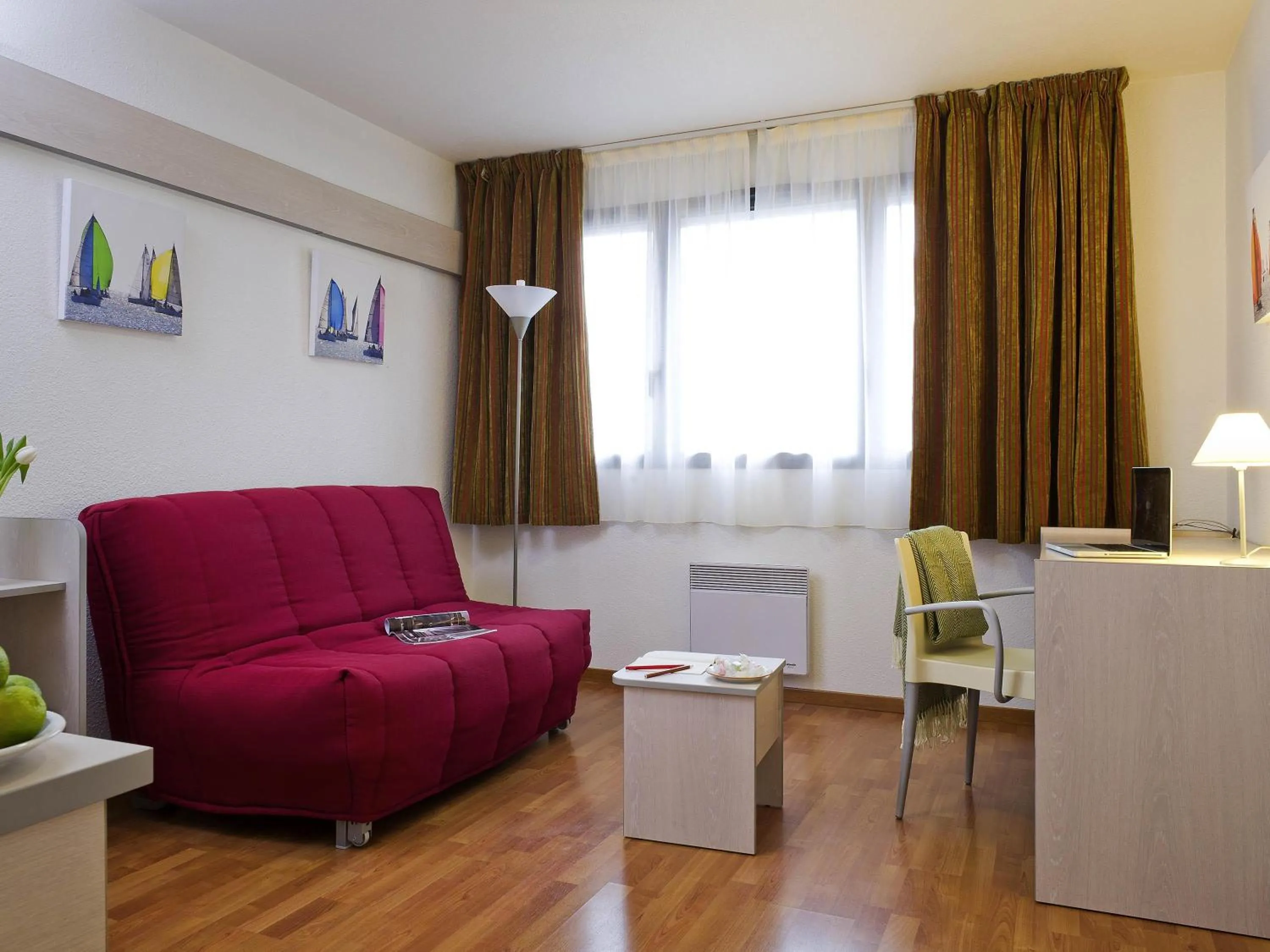 Bedroom in Aparthotel Adagio Access Rennes Centre