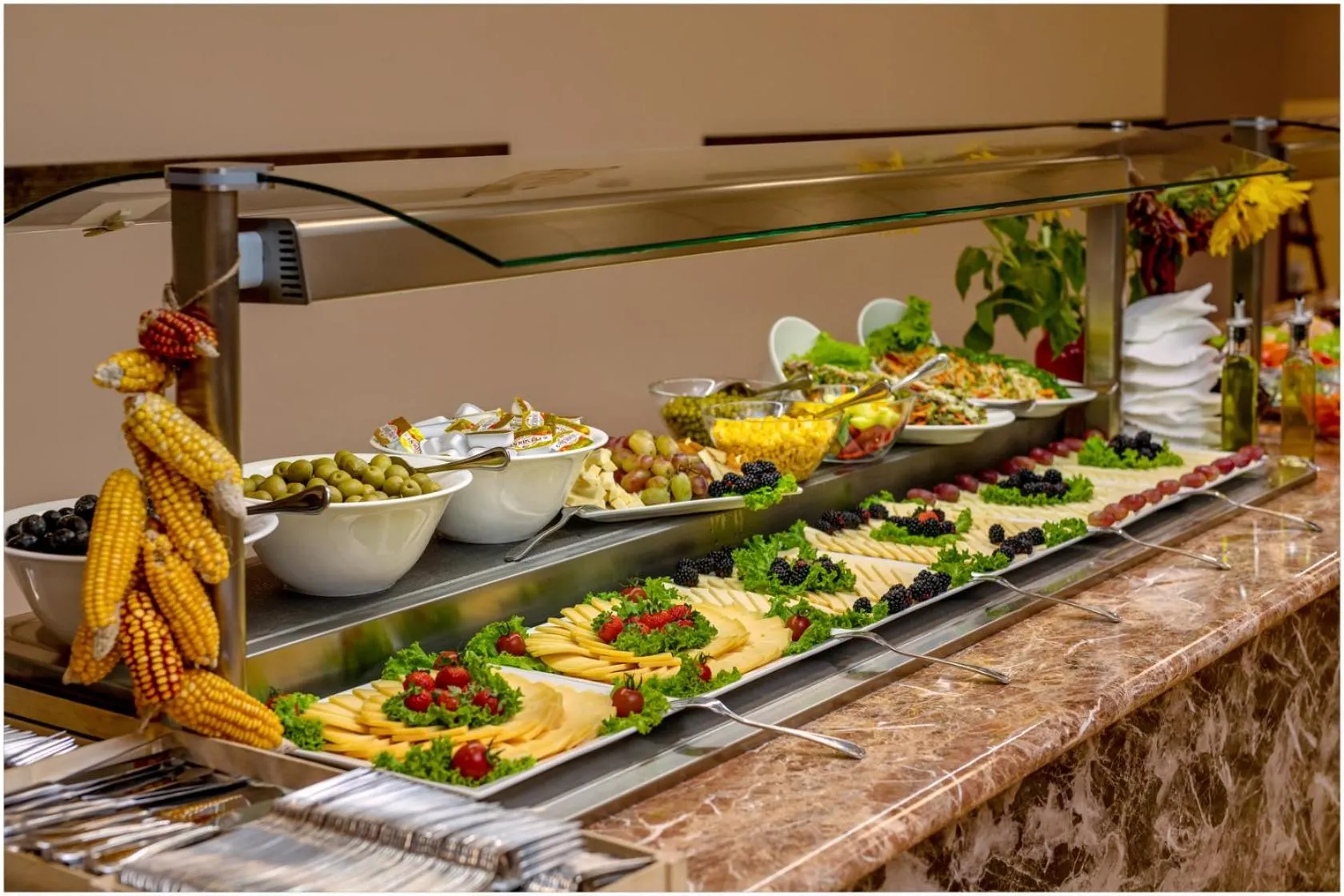 Buffet breakfast in Ani Grand Hotel Yerevan