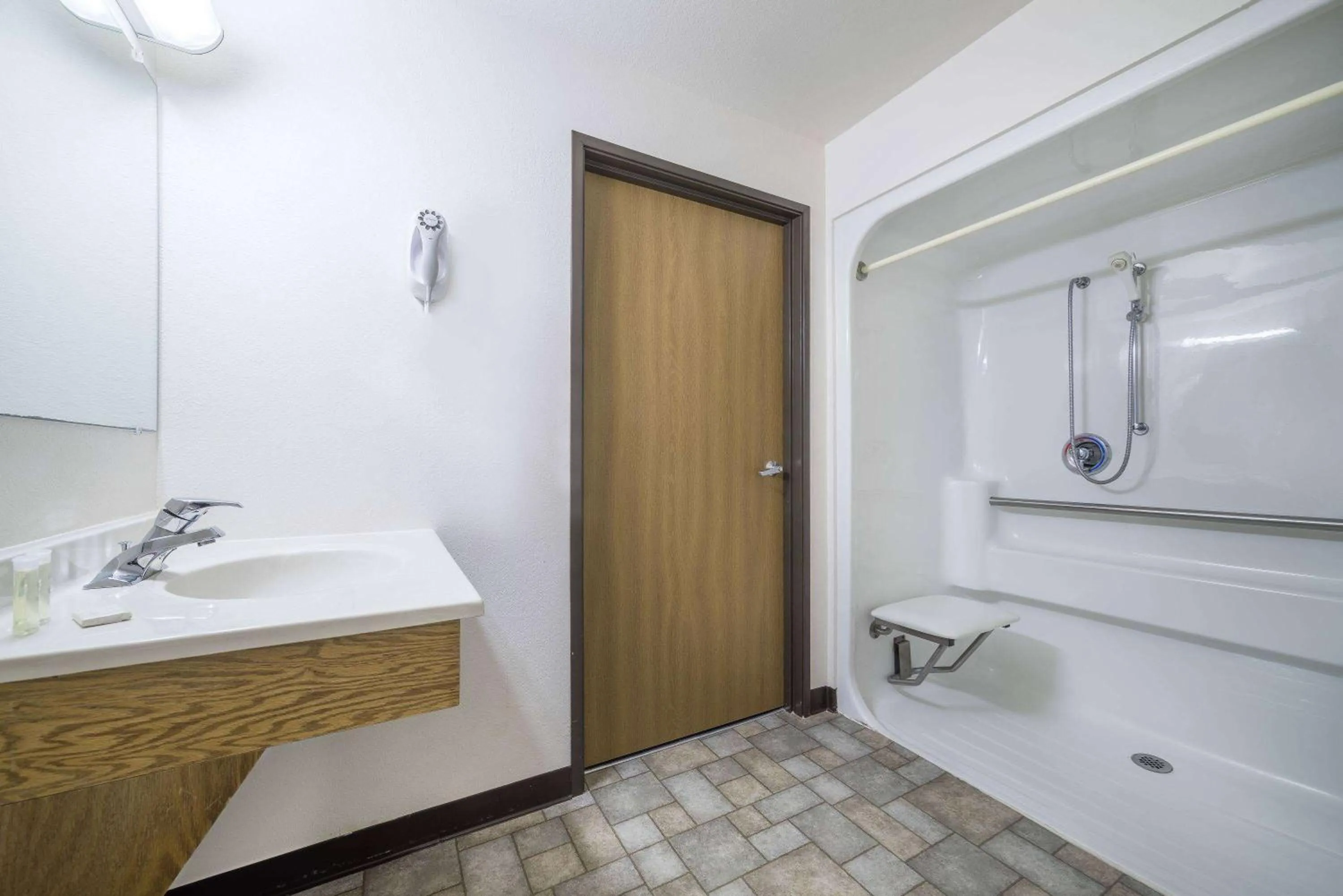 Shower in Super 8 by Wyndham Park Rapids