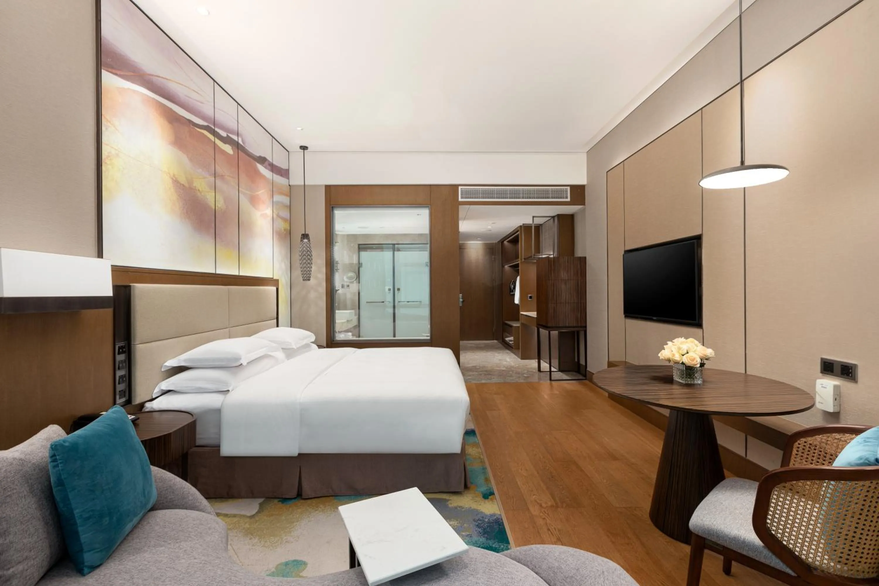 Bed in Crowne Plaza Beihai Silver Beach by IHG