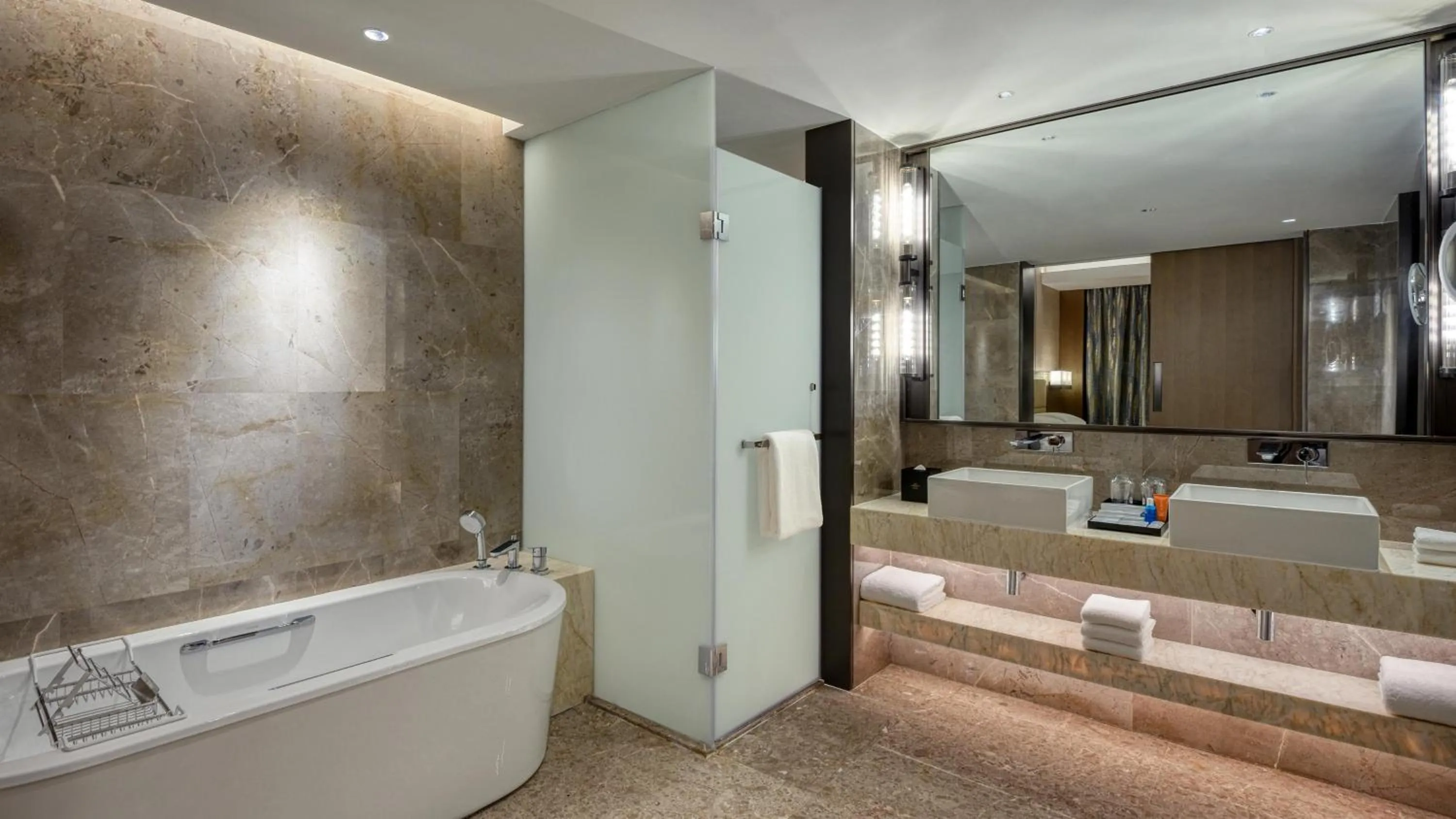 Bathroom in Crowne Plaza Beihai Silver Beach by IHG