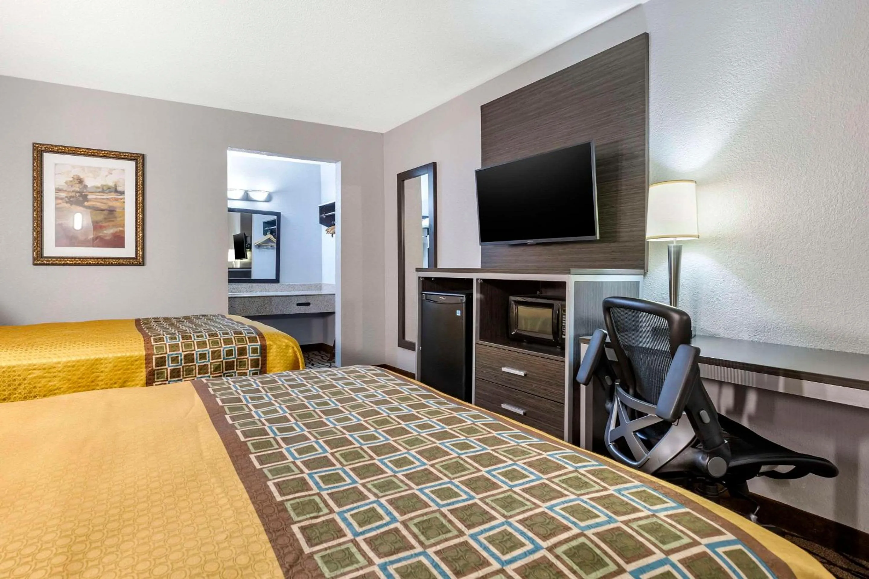 Bedroom, Bed in Rodeway Inn Union