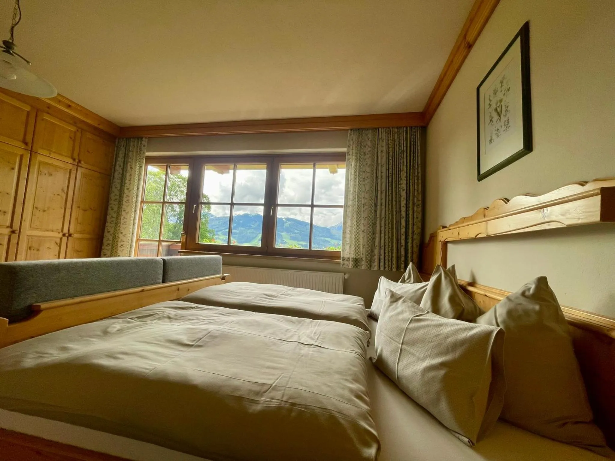 Bed in Pension Möslehnerhof