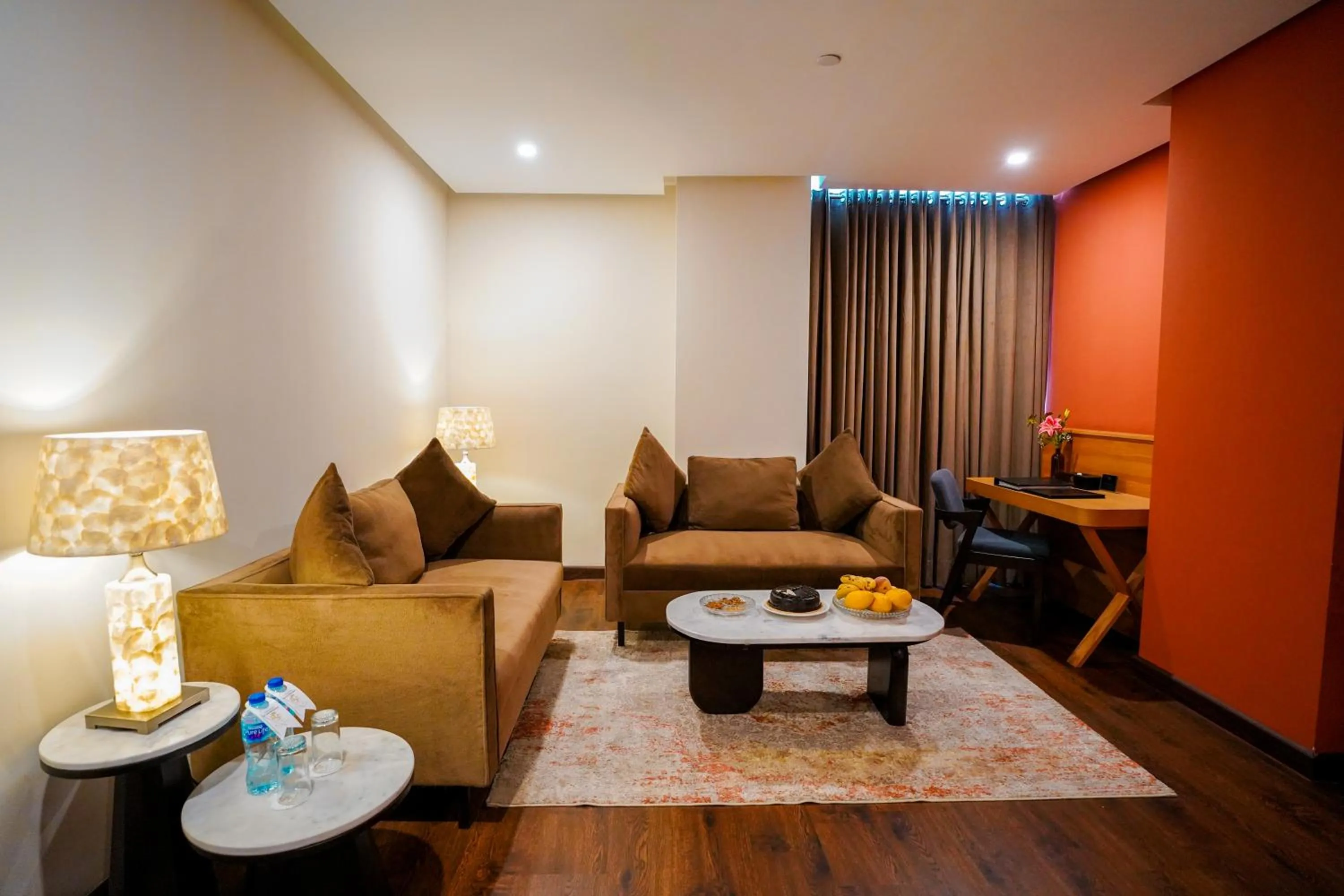 Seating area in Nine Tree Luxury Hotel & Suites Lahore