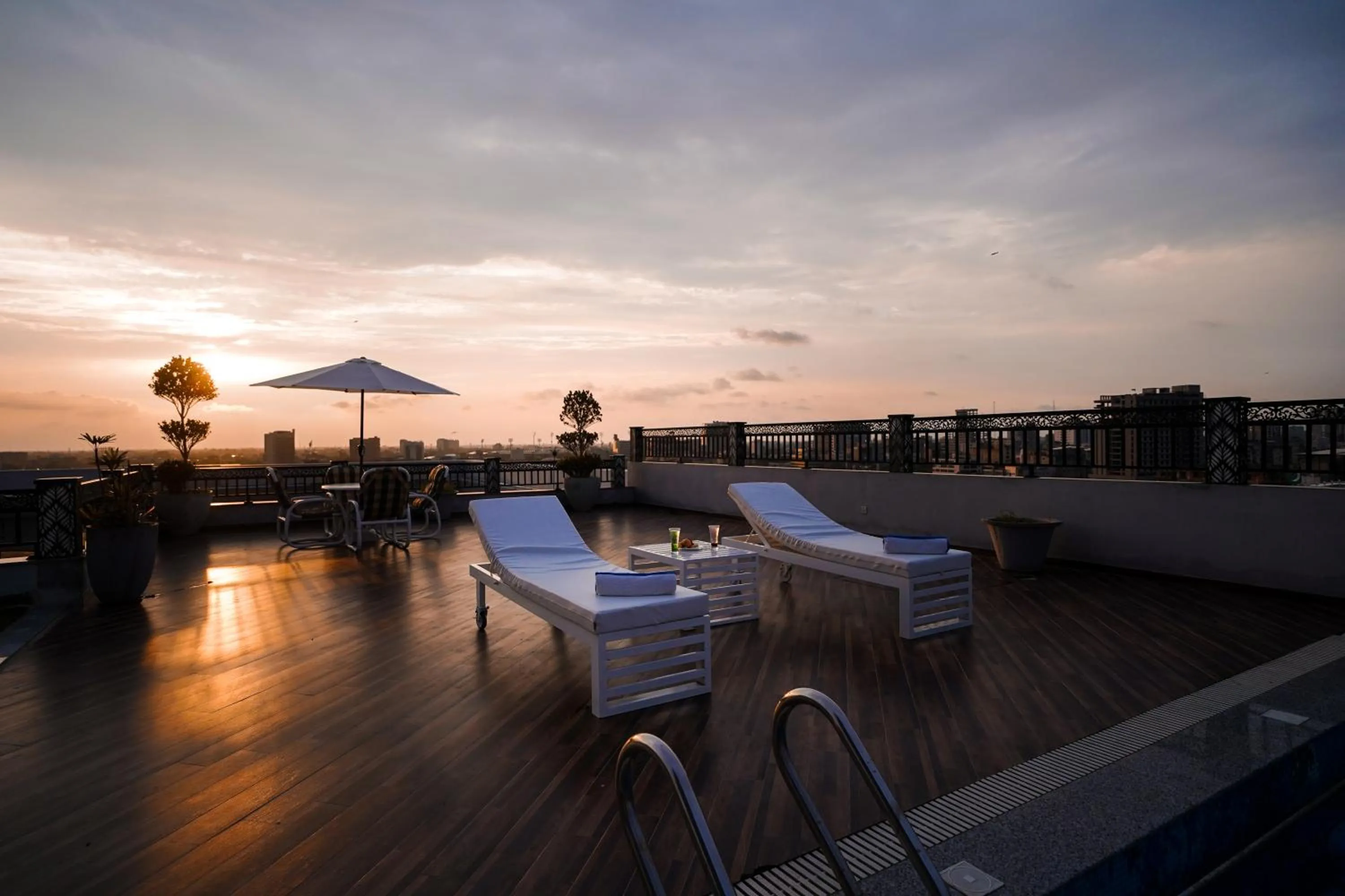 Swimming pool in Nine Tree Luxury Hotel & Suites Lahore