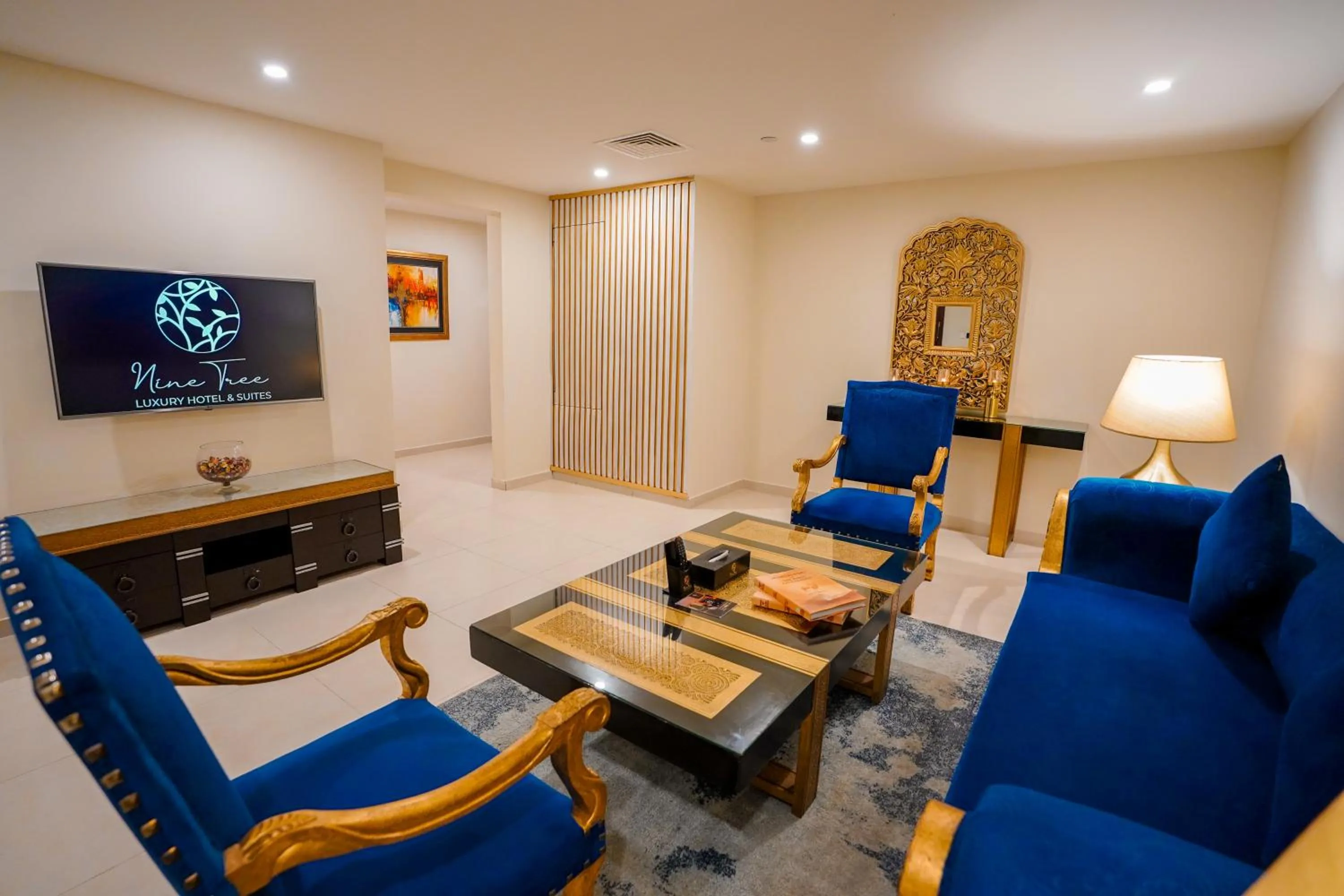 Living room in Nine Tree Luxury Hotel & Suites Lahore
