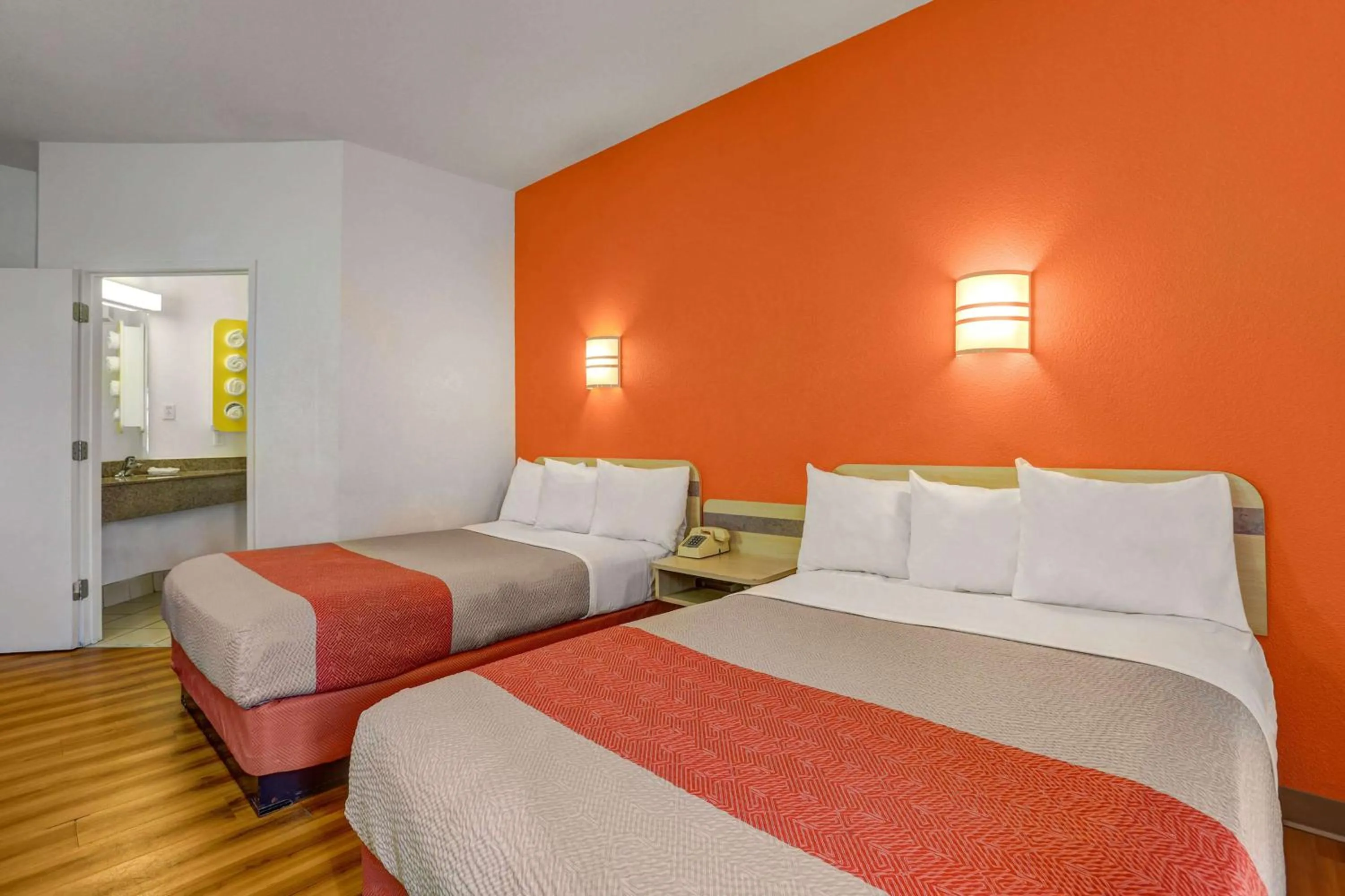 Photo of the whole room, Bed in Motel 6-Lemoore, CA