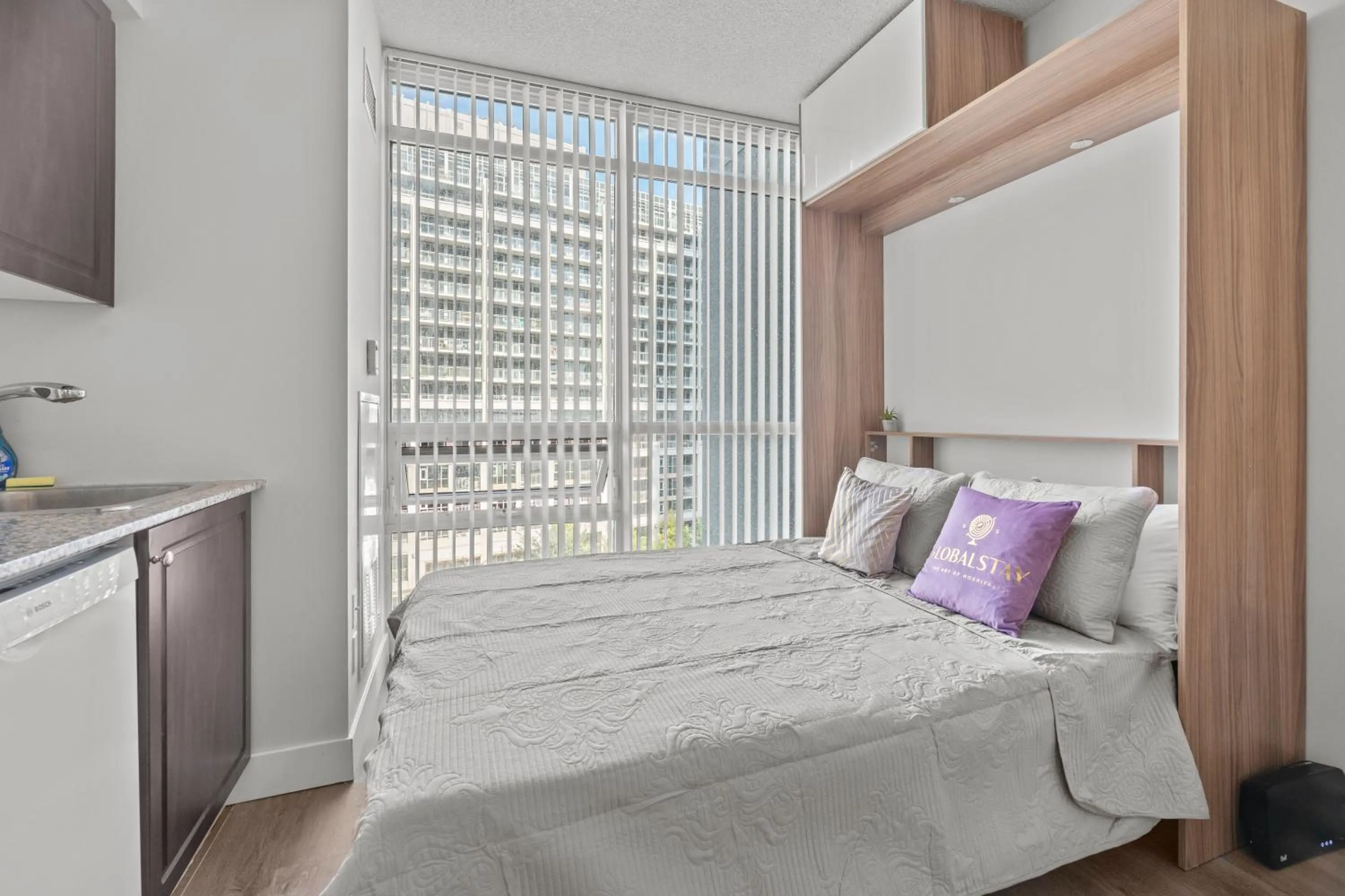 Bed in GLOBALSTAY Magnificent Condos in DT