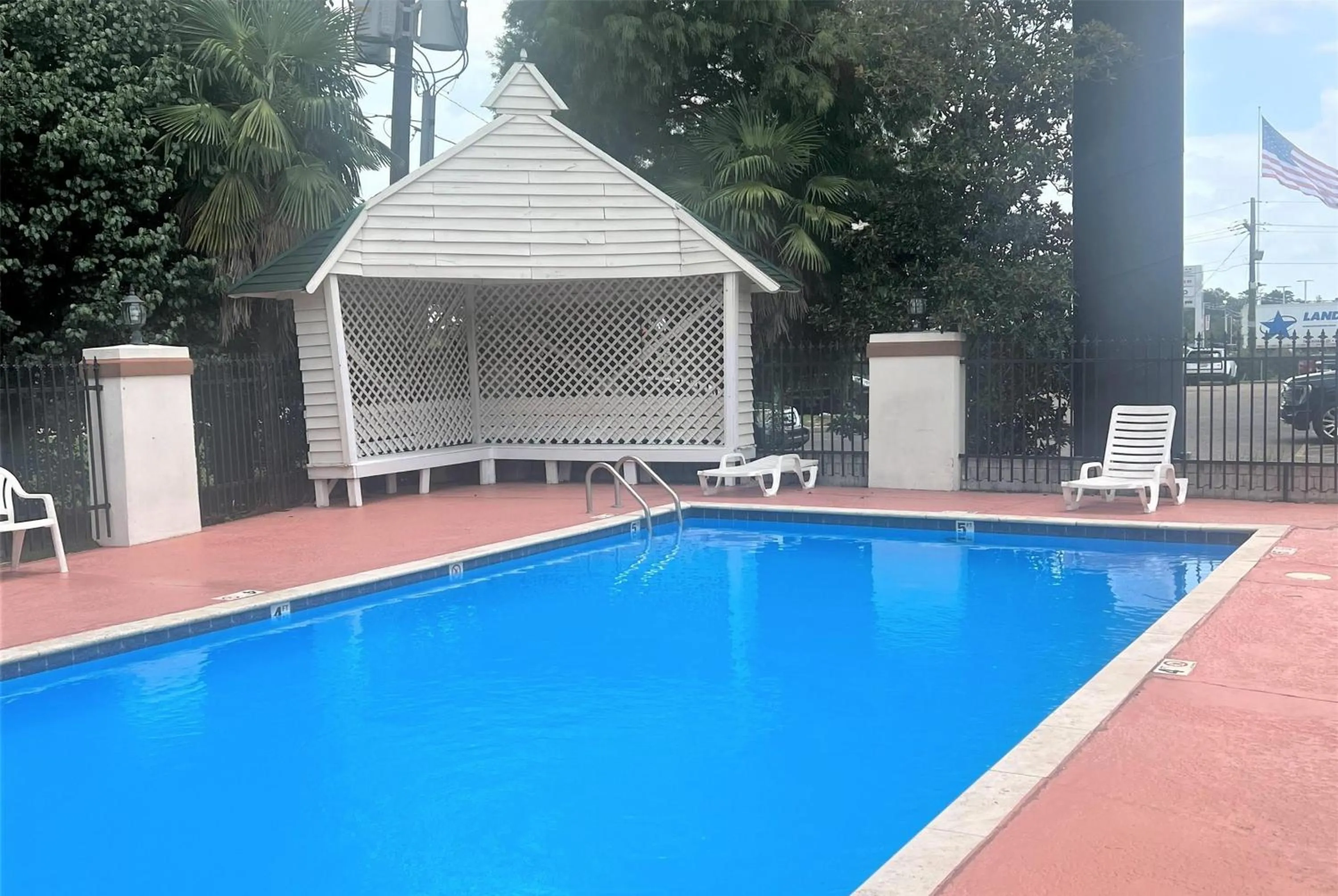Pool view in Days Inn by Wyndham Denham Springs-Baton Rouge East