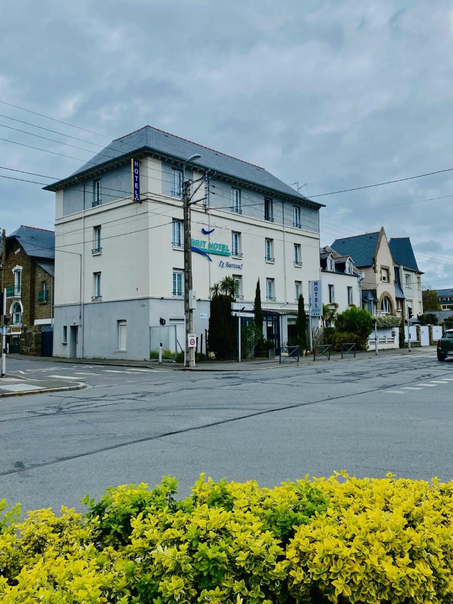Property building in Brit Hotel Le Surcouf