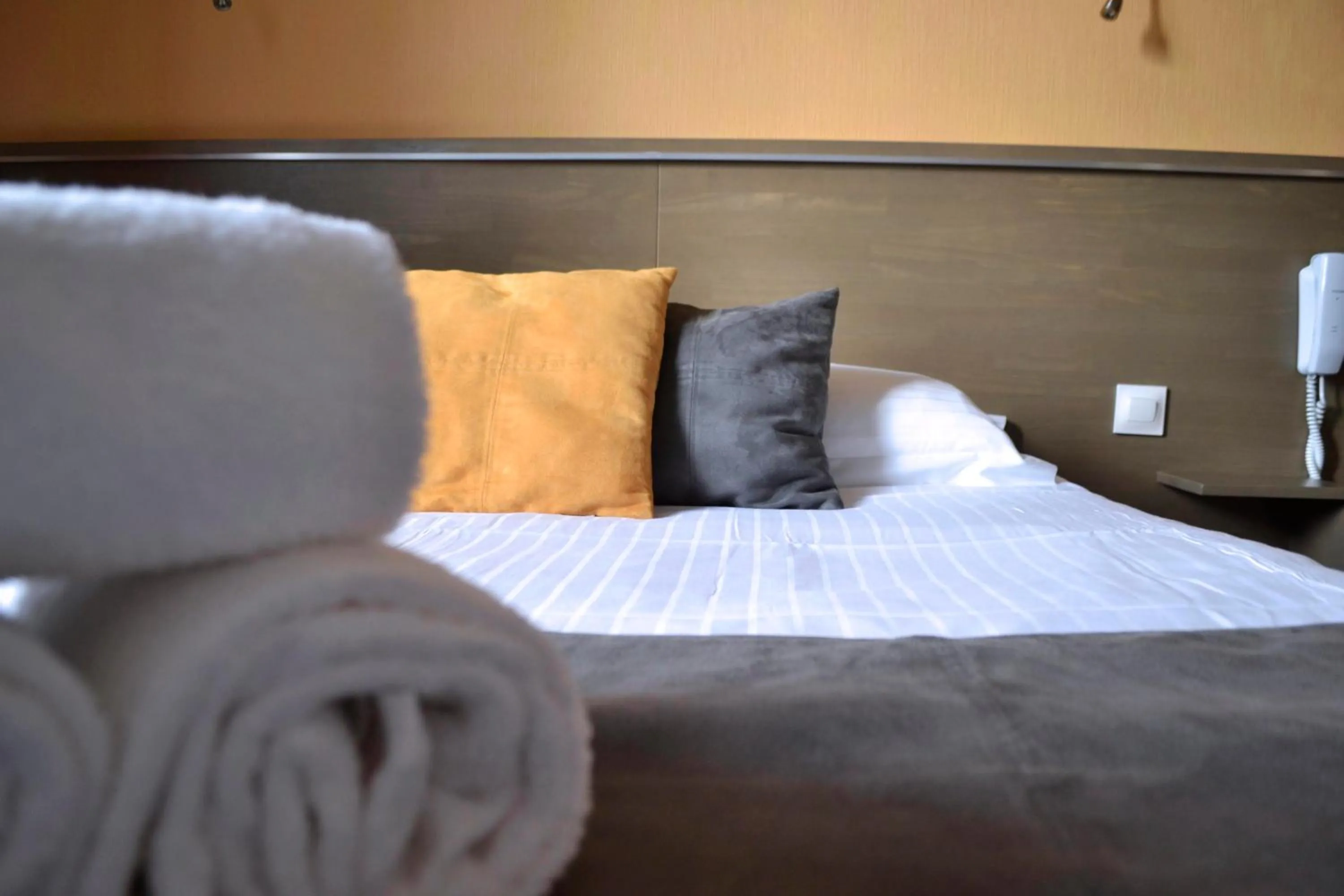 Bed in Brit Hotel Le Surcouf