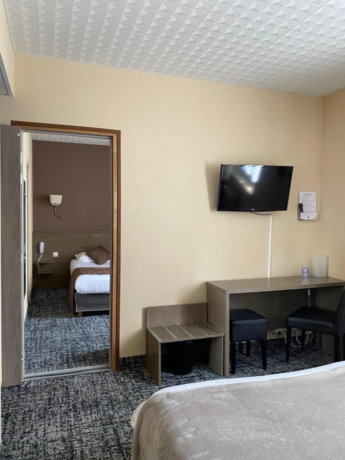 Bed in Brit Hotel Le Surcouf