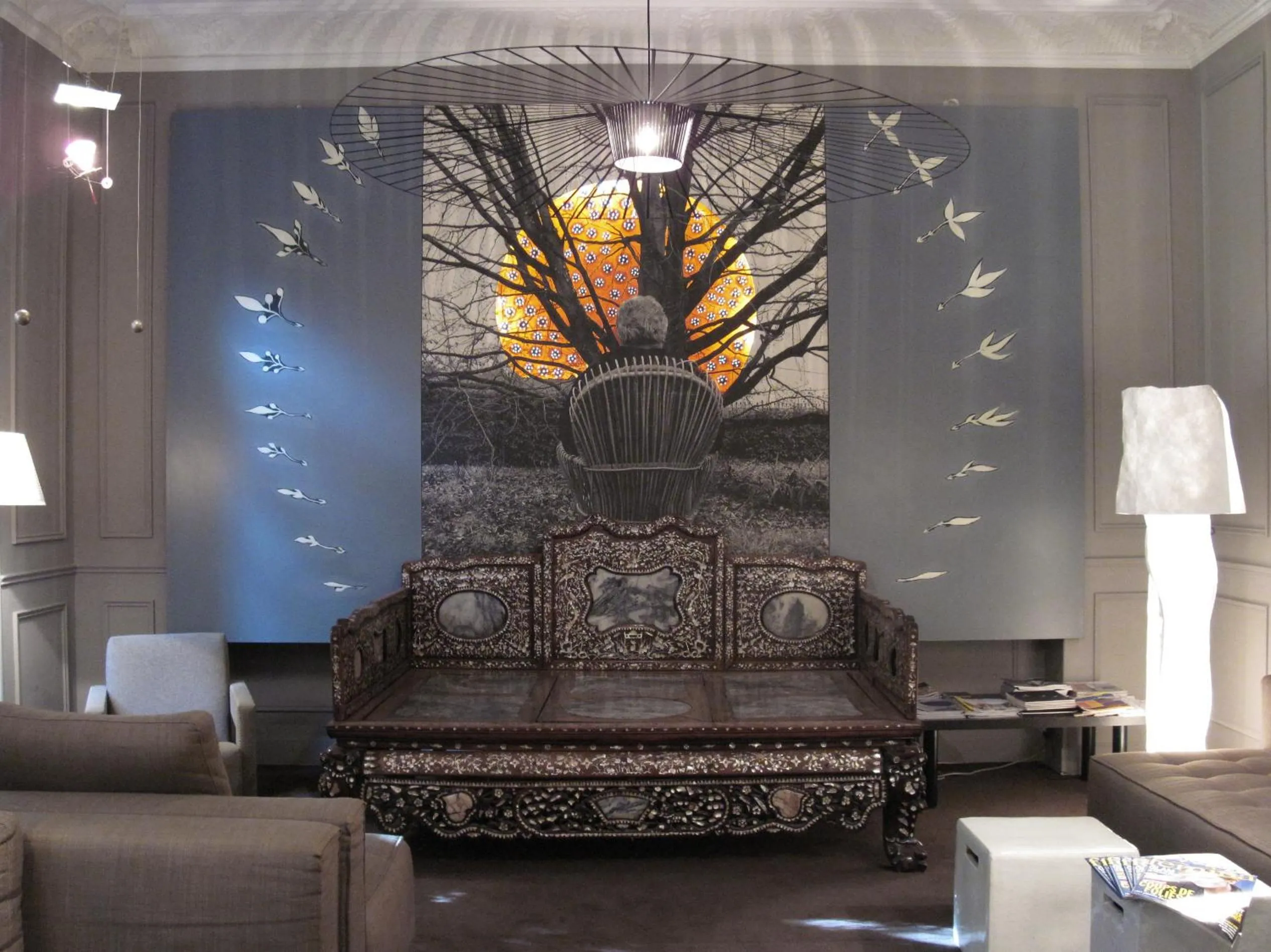 Lobby or reception in Le Windsor, Jungle Art Hotel